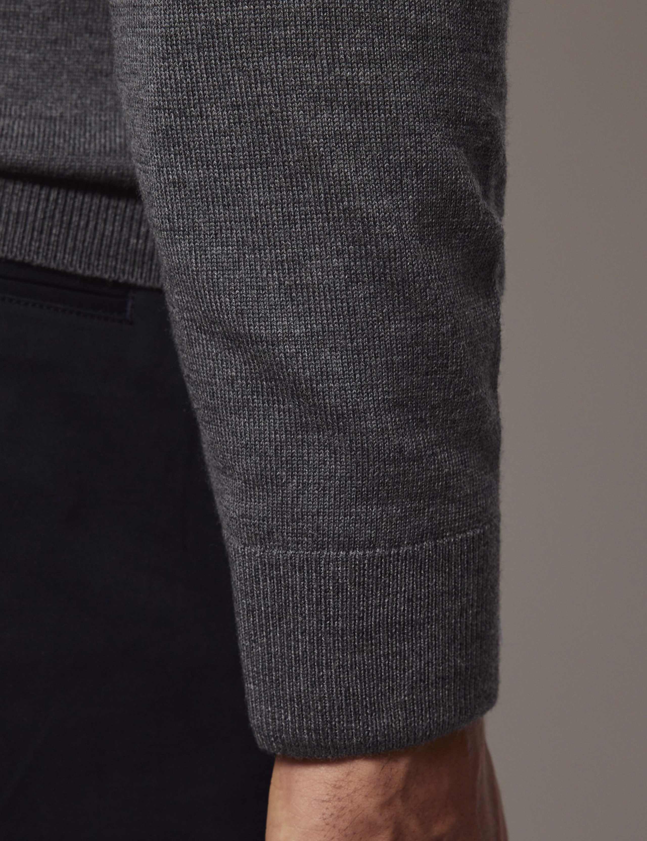 Pure Wool Half Zip Jumper 5 of 5