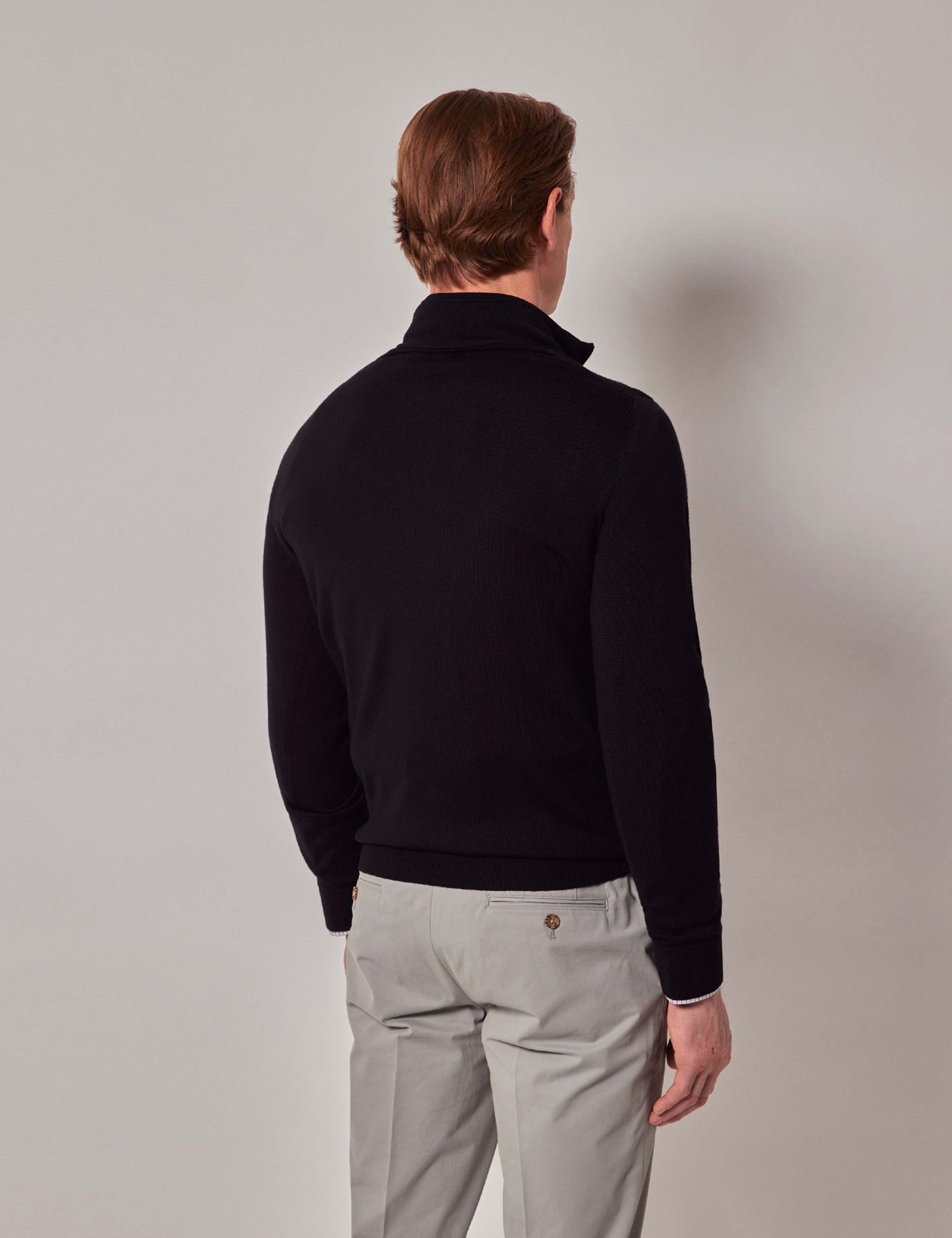 Pure Wool Half Zip Jumper 2 of 5
