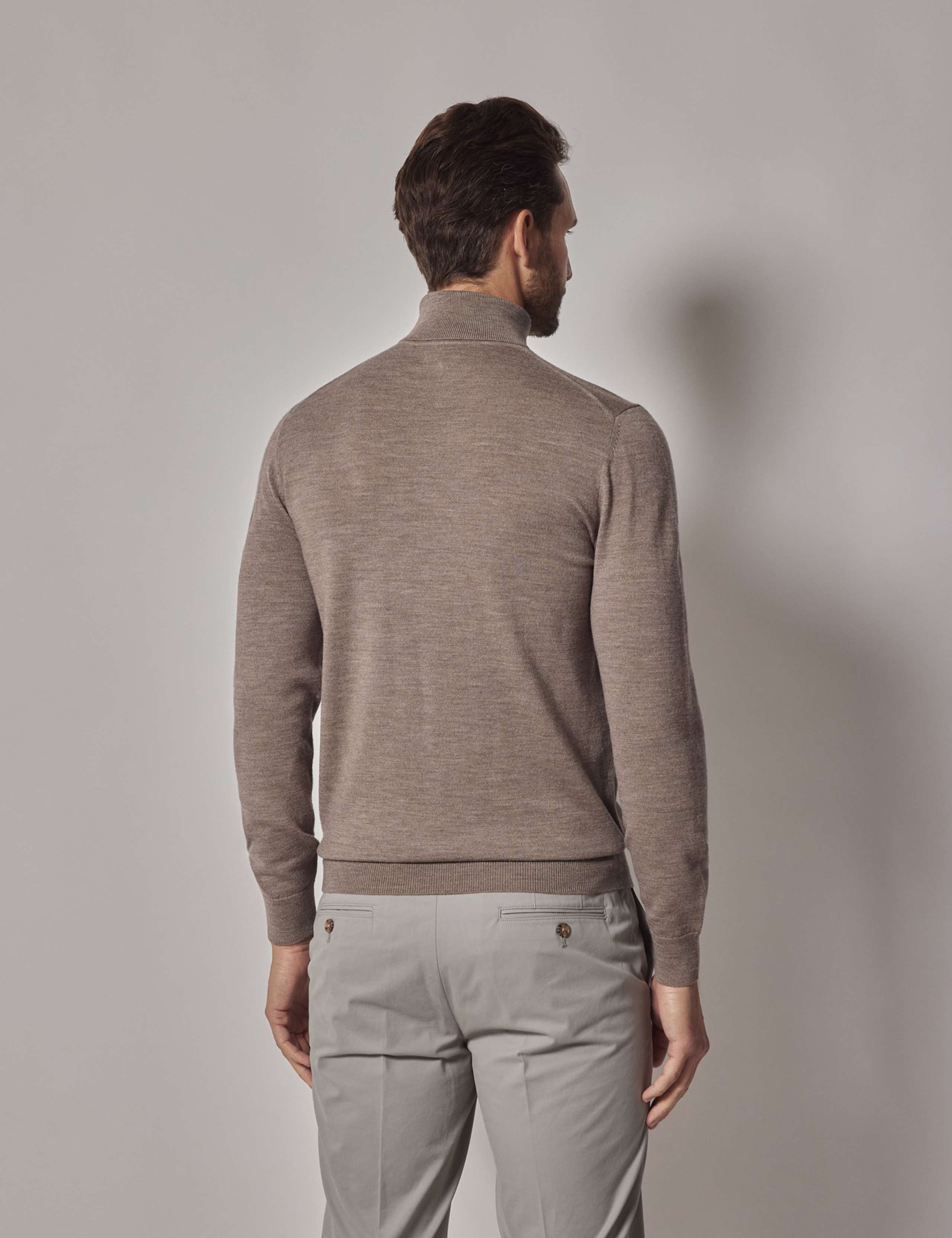 Pure Wool Roll Neck Jumper 2 of 4