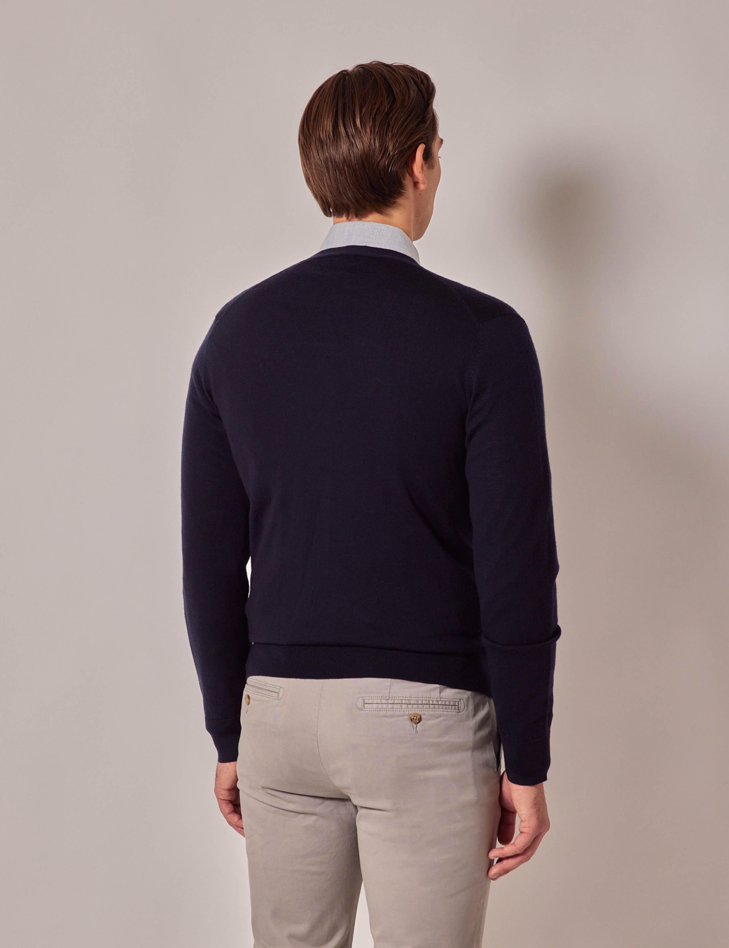 Pure Merino Wool V-Neck Cardigan 2 of 6