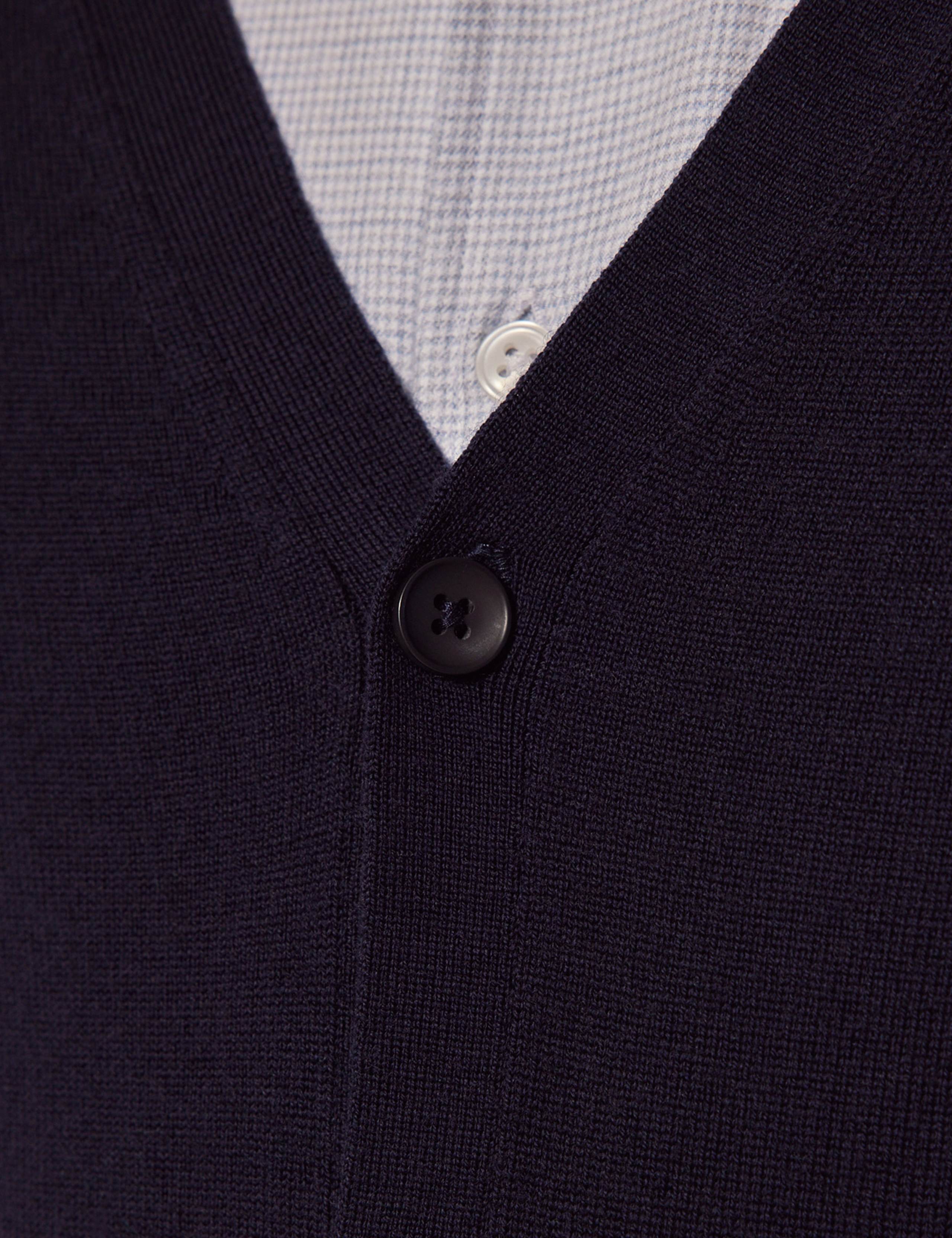 Pure Merino Wool V-Neck Cardigan 5 of 6