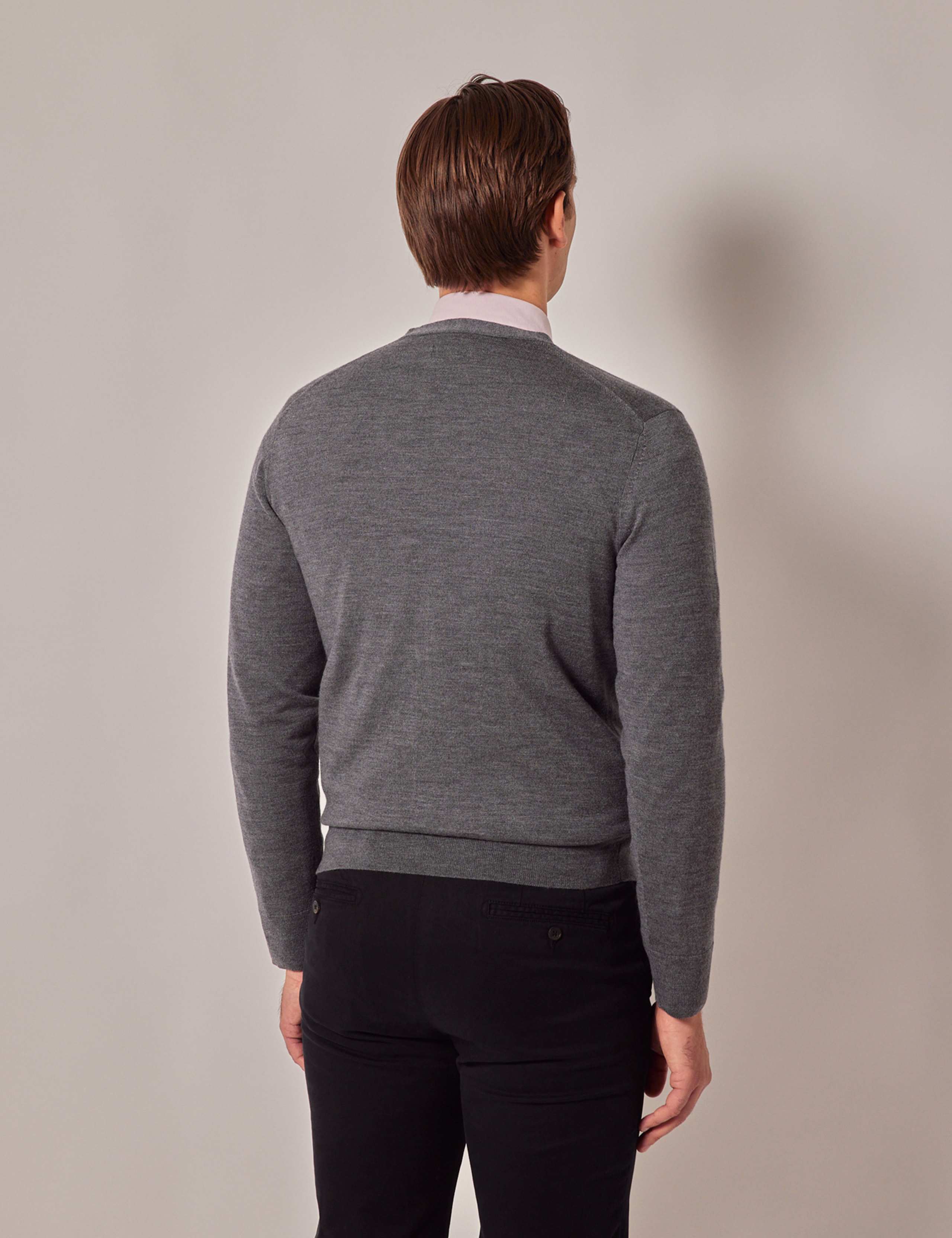 Pure Merino Wool V-Neck Cardigan 2 of 7