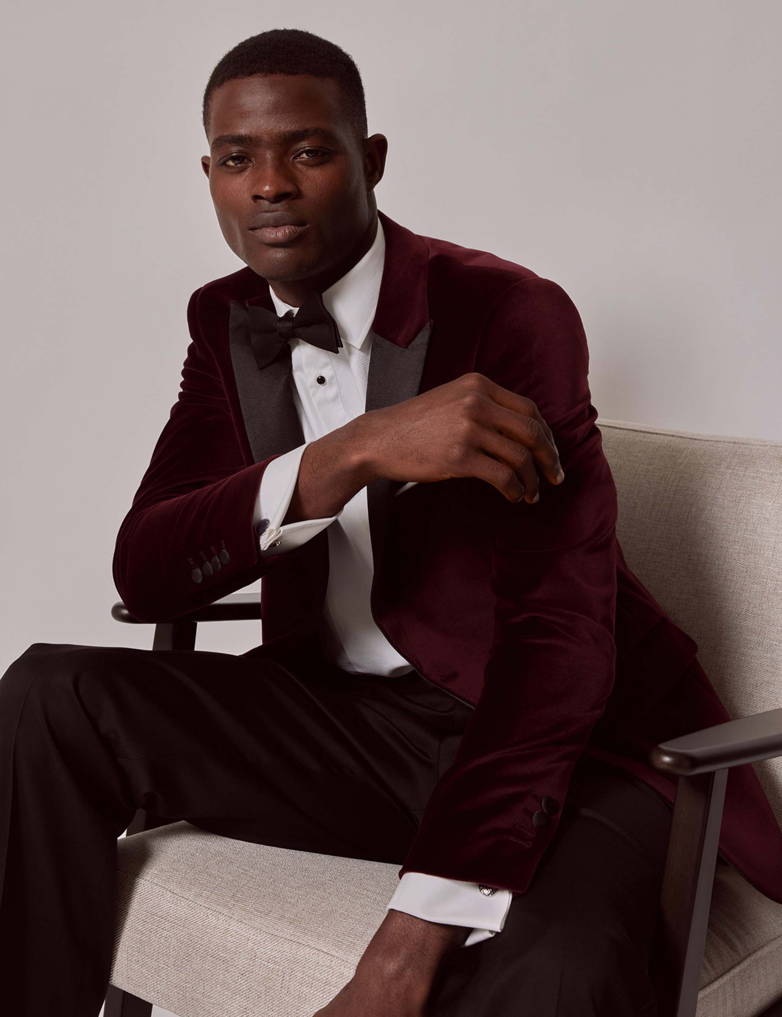 Cotton Rich Velvet Suit Jacket 4 of 5