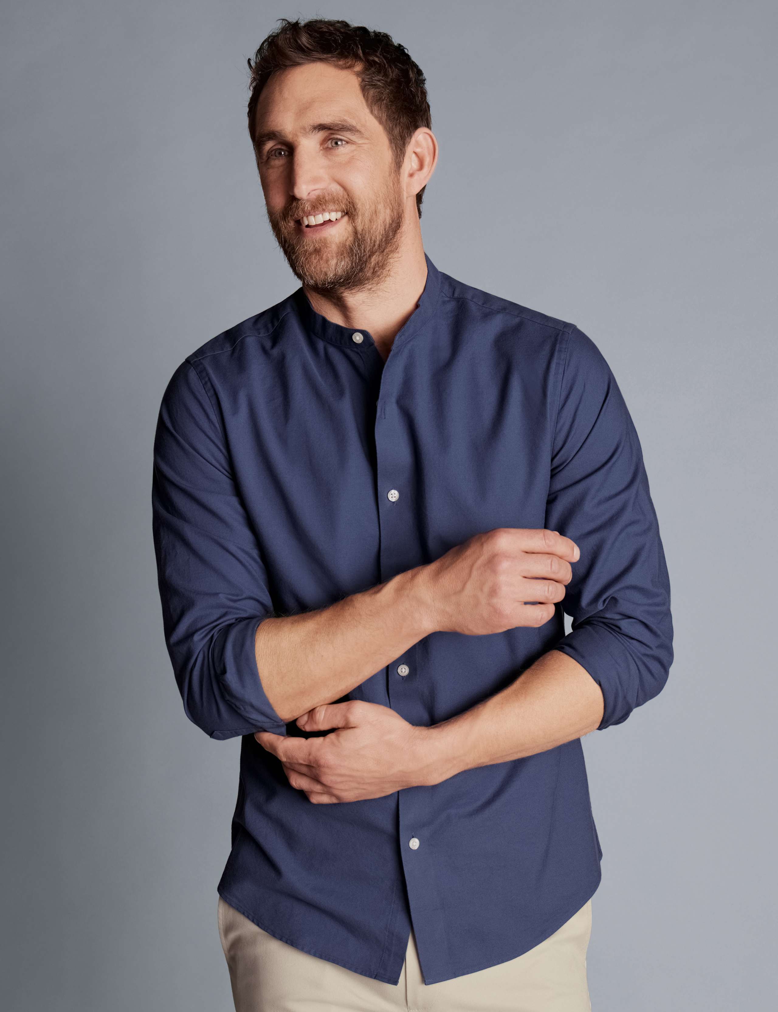 Slim Fit Pure Cotton Oxford Shirt 1 of 6