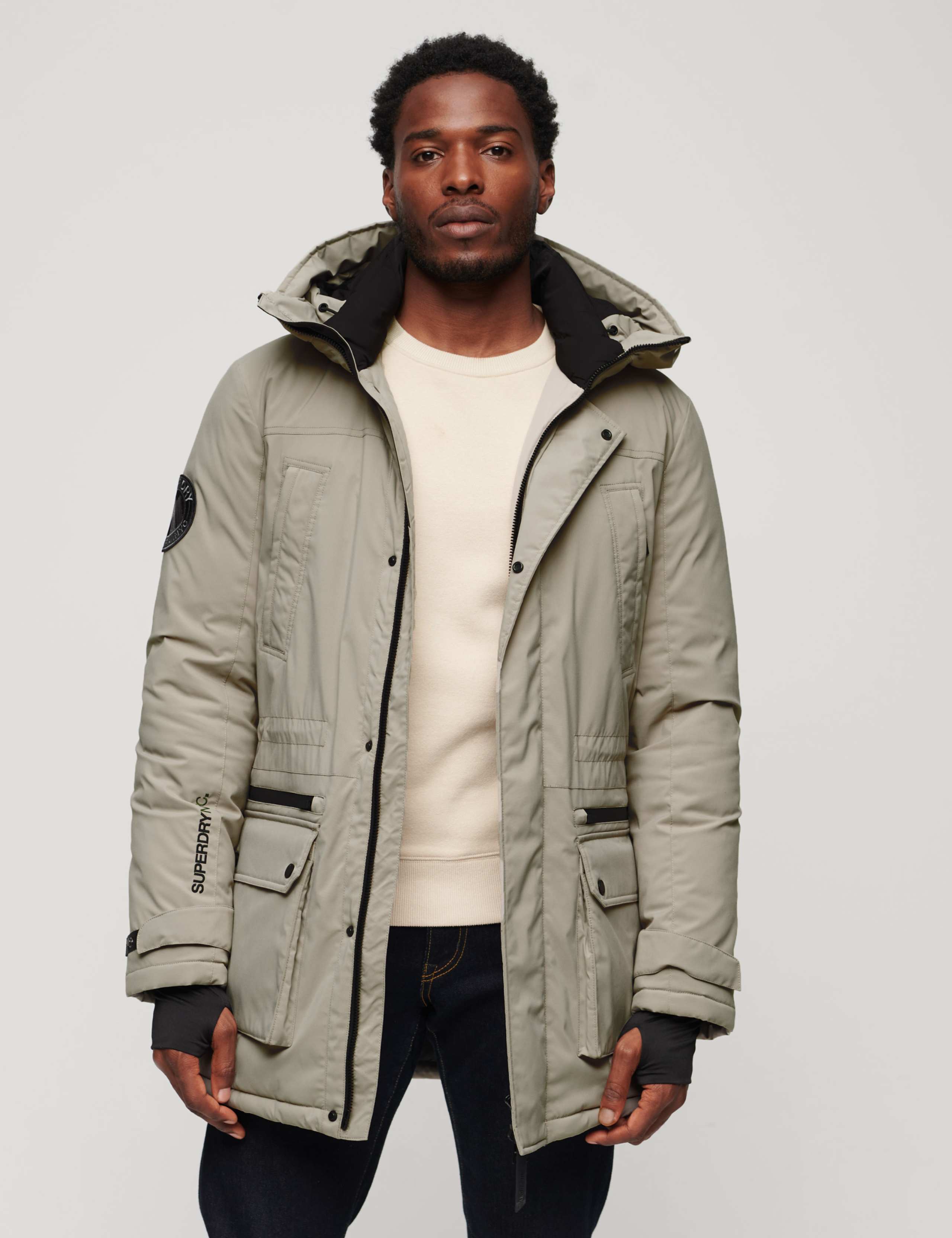 Hooded Padded Parka Jacket 1 of 7