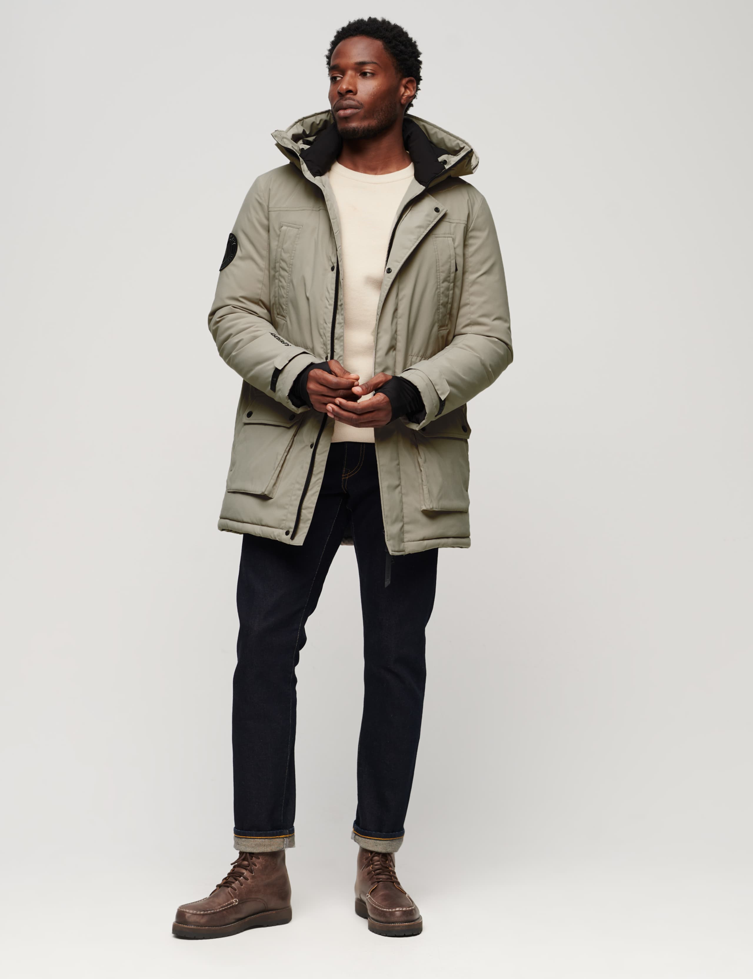 Hooded Padded Parka Jacket 3 of 7