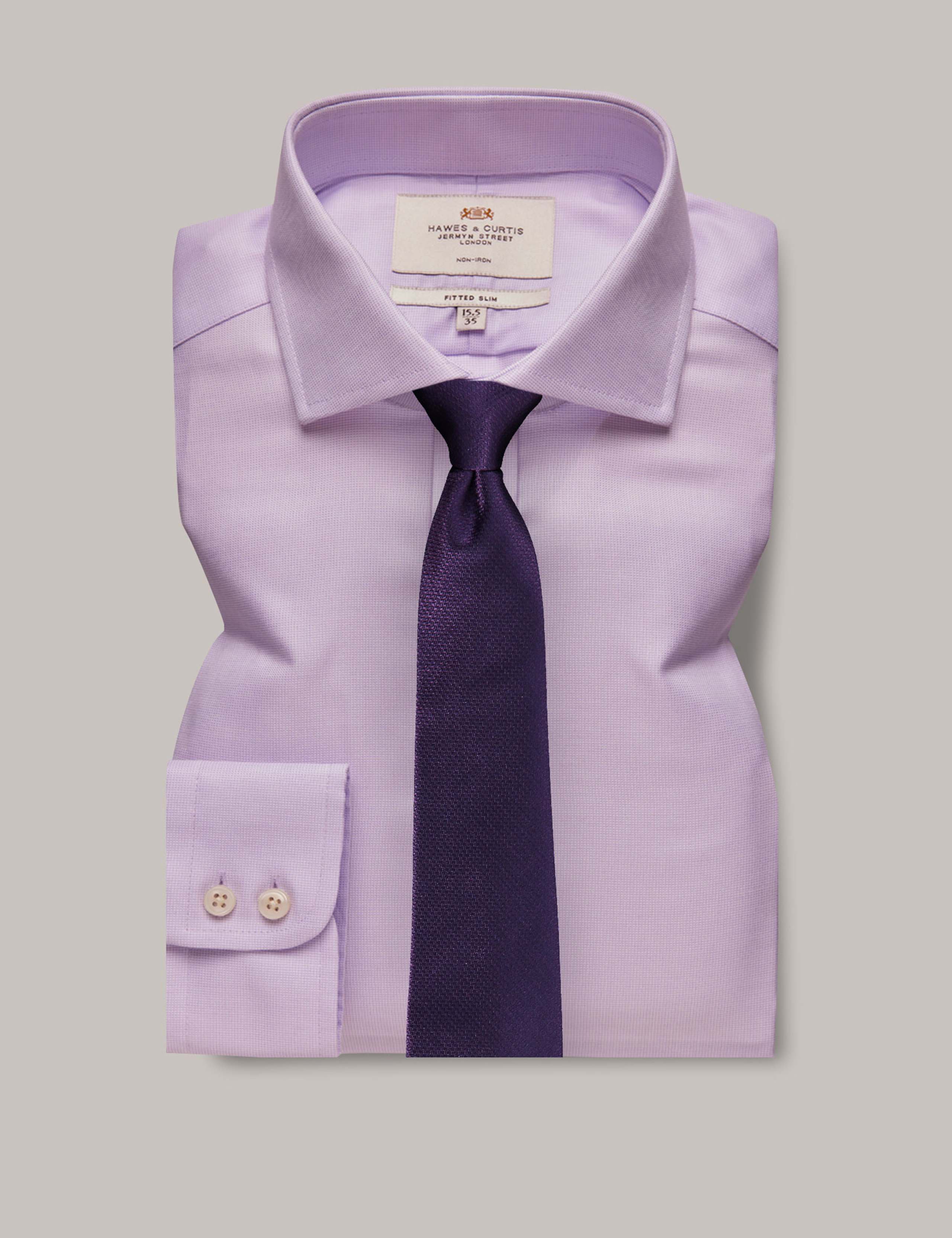 Fitted Slim Non Iron Pure Cotton Shirt 2 of 2