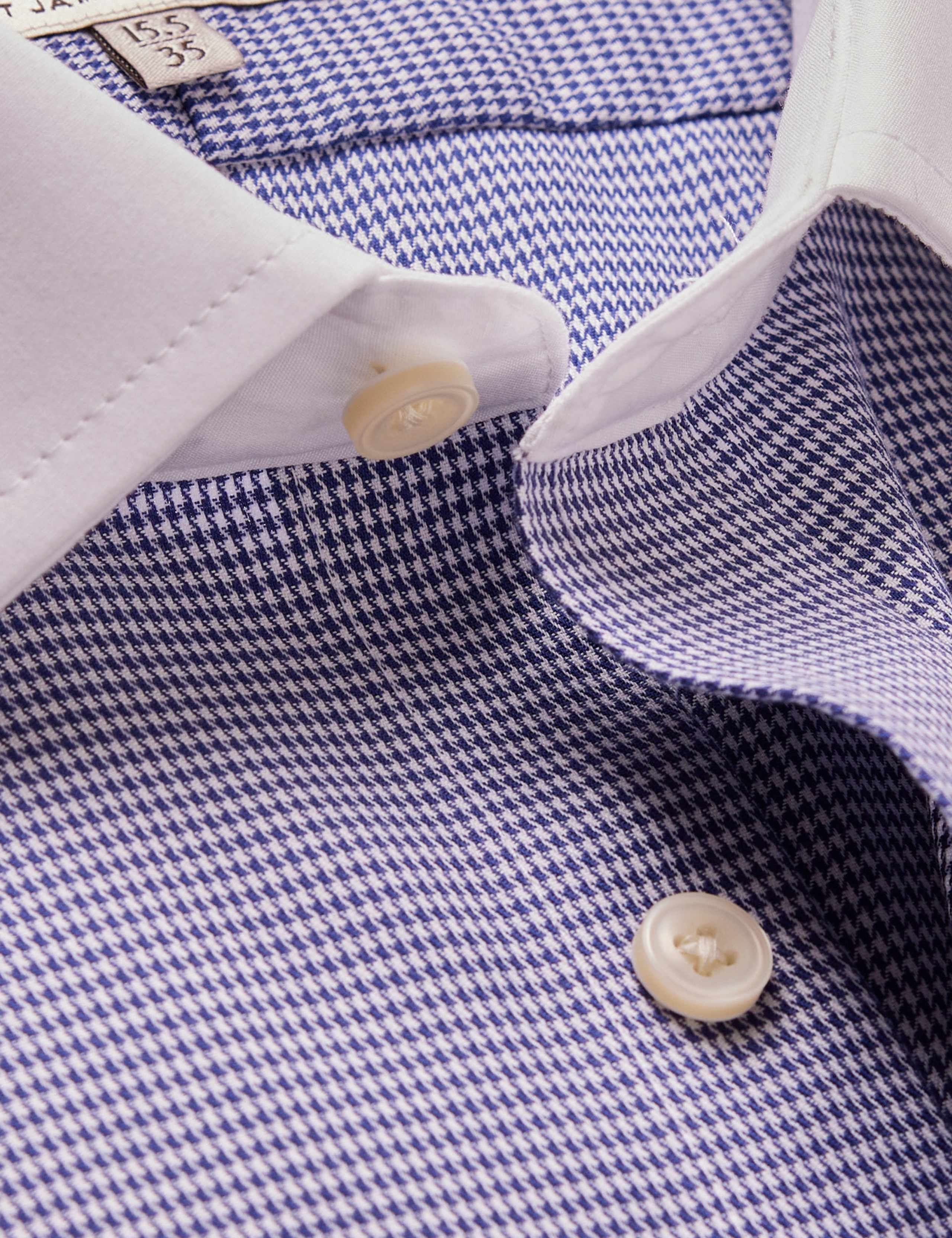 Slim Fit Non Iron Pure Cotton Check Shirt 4 of 4