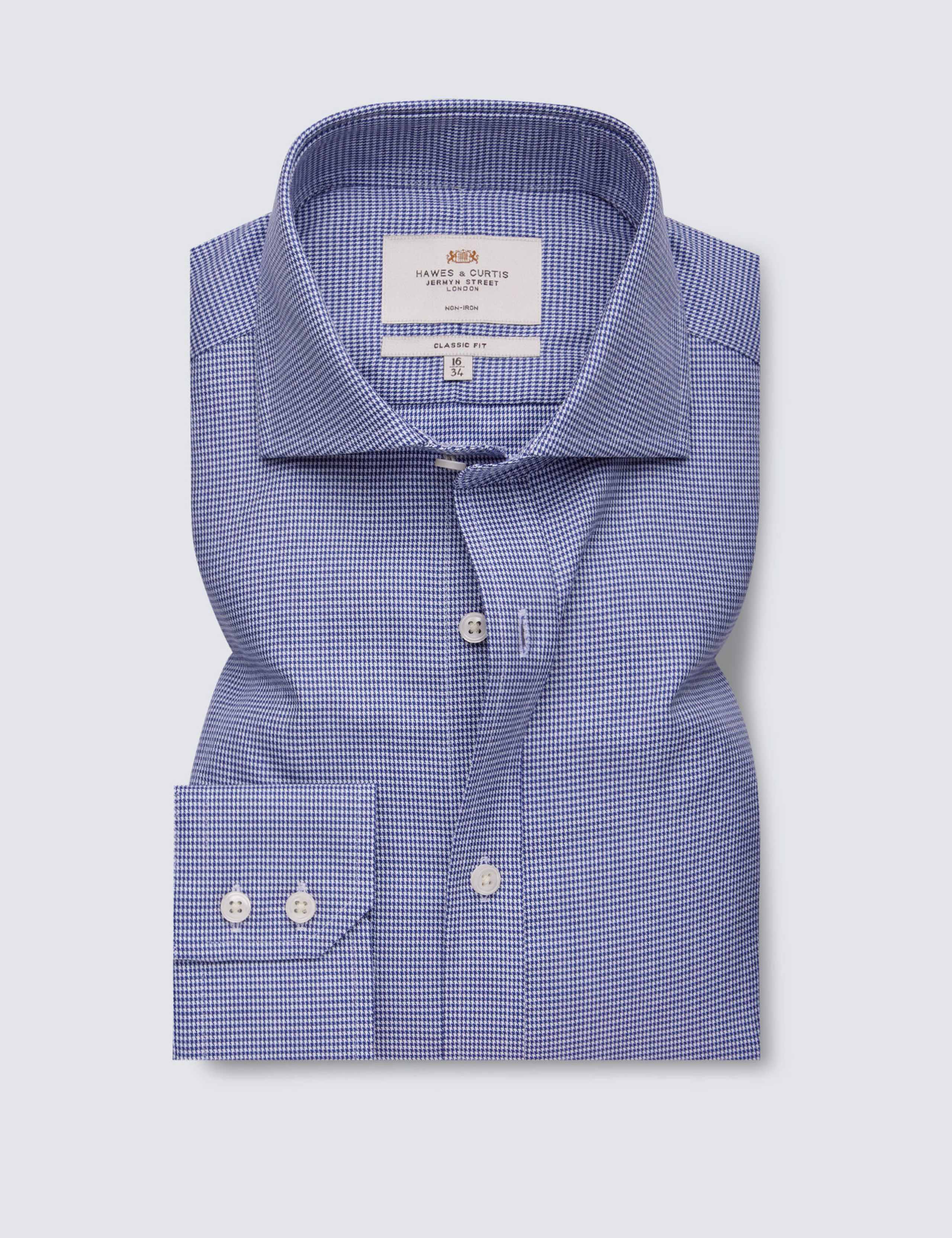 Classic Fit Non Iron Pure Cotton Check Shirt 1 of 3