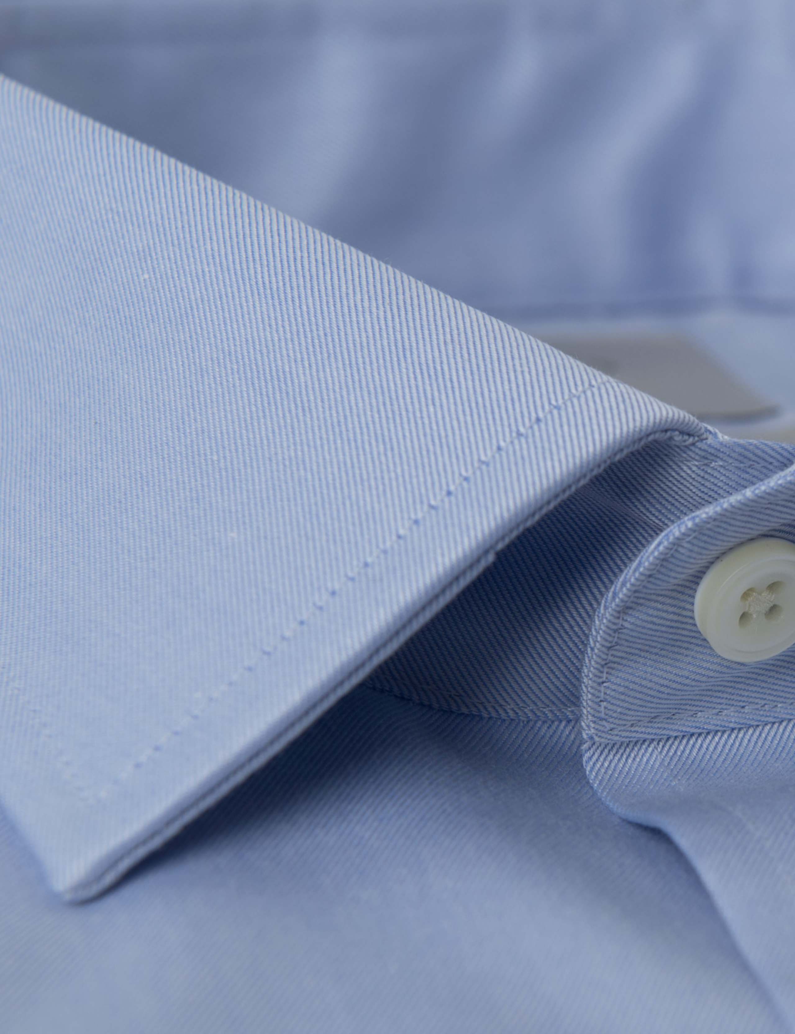 Slim Fit Non Iron Pure Cotton Twill Shirt 3 of 3