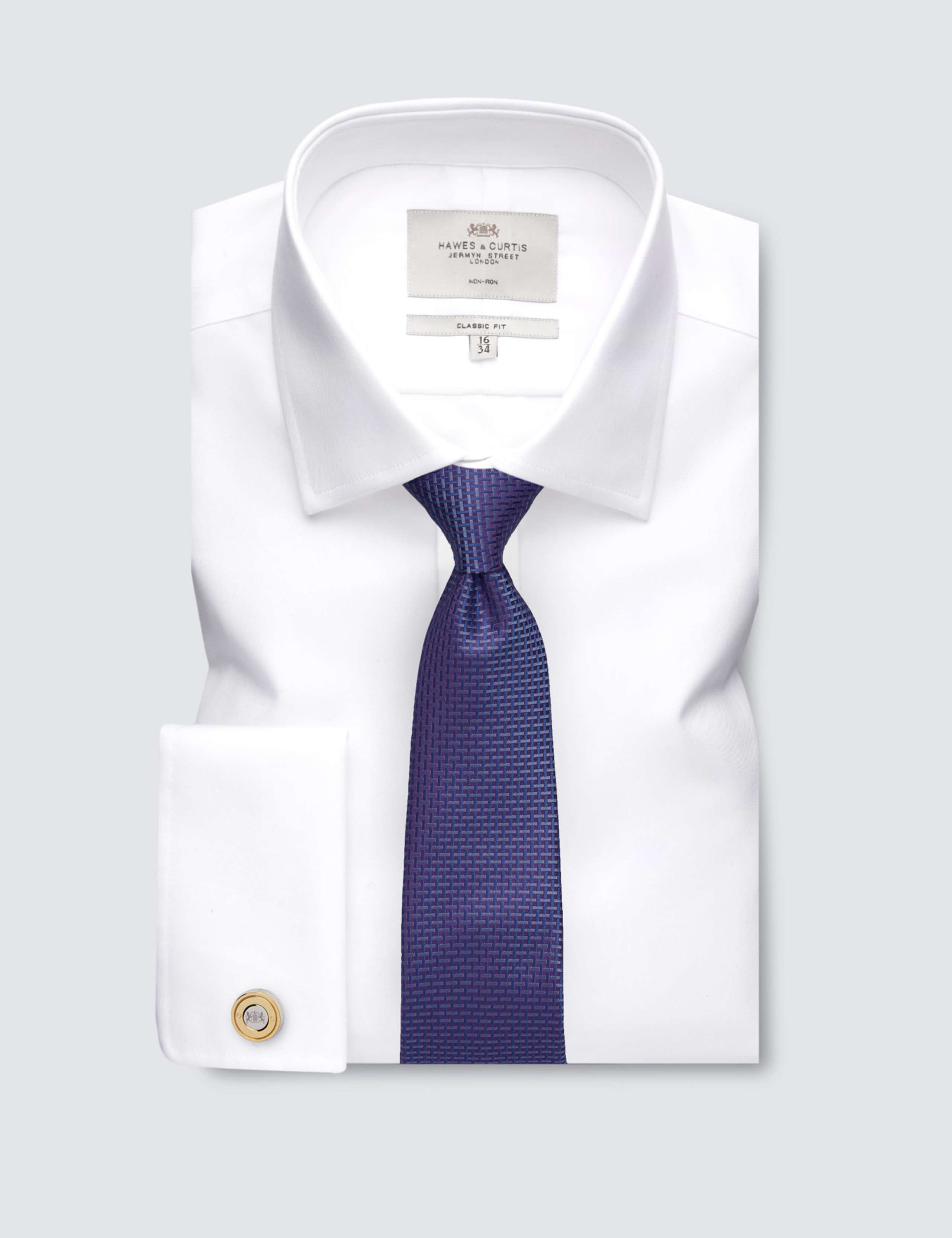Slim Fit Non Iron Pure Cotton Twill Shirt 2 of 3