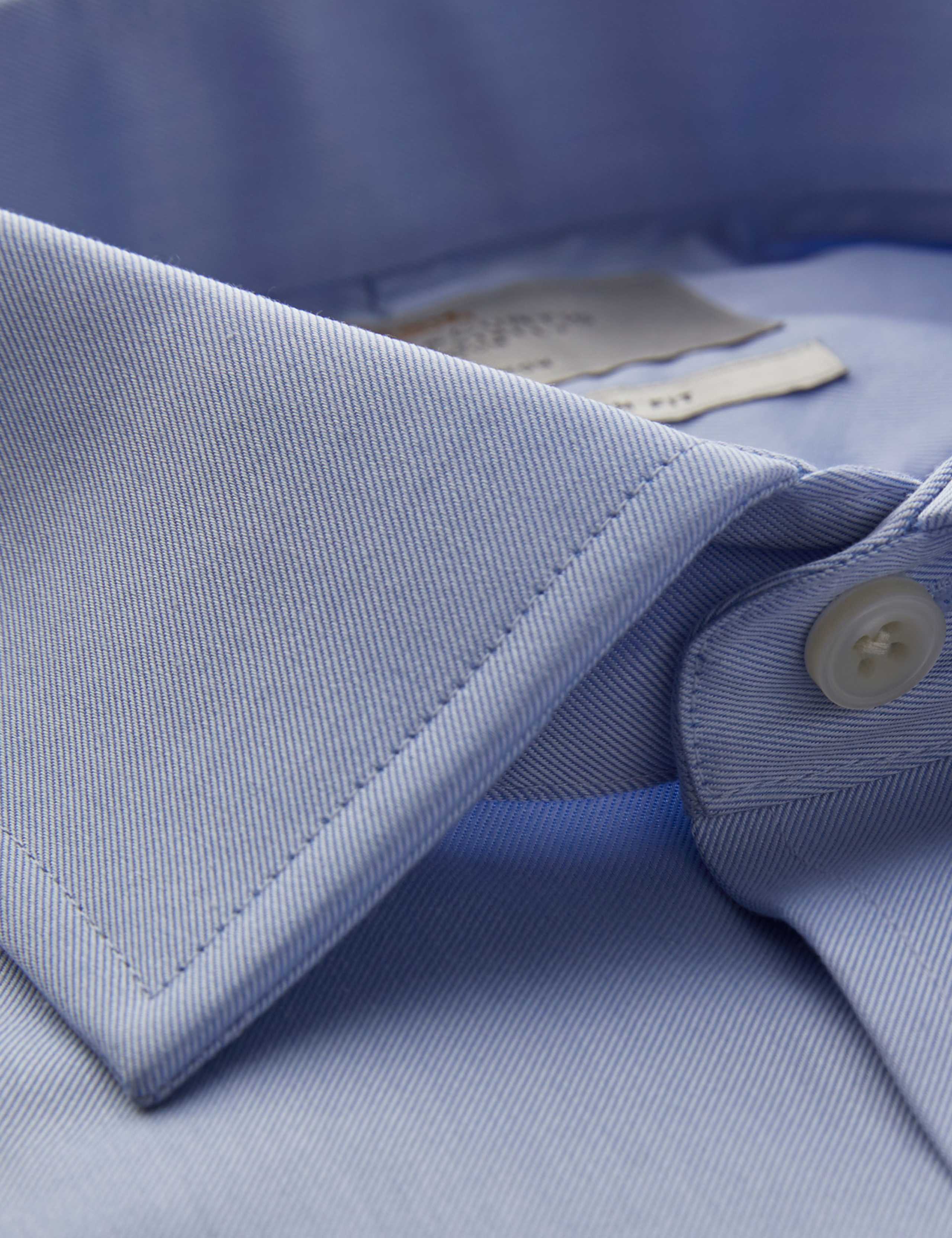 Slim Fit Non Iron Pure Cotton Twill Shirt 3 of 3