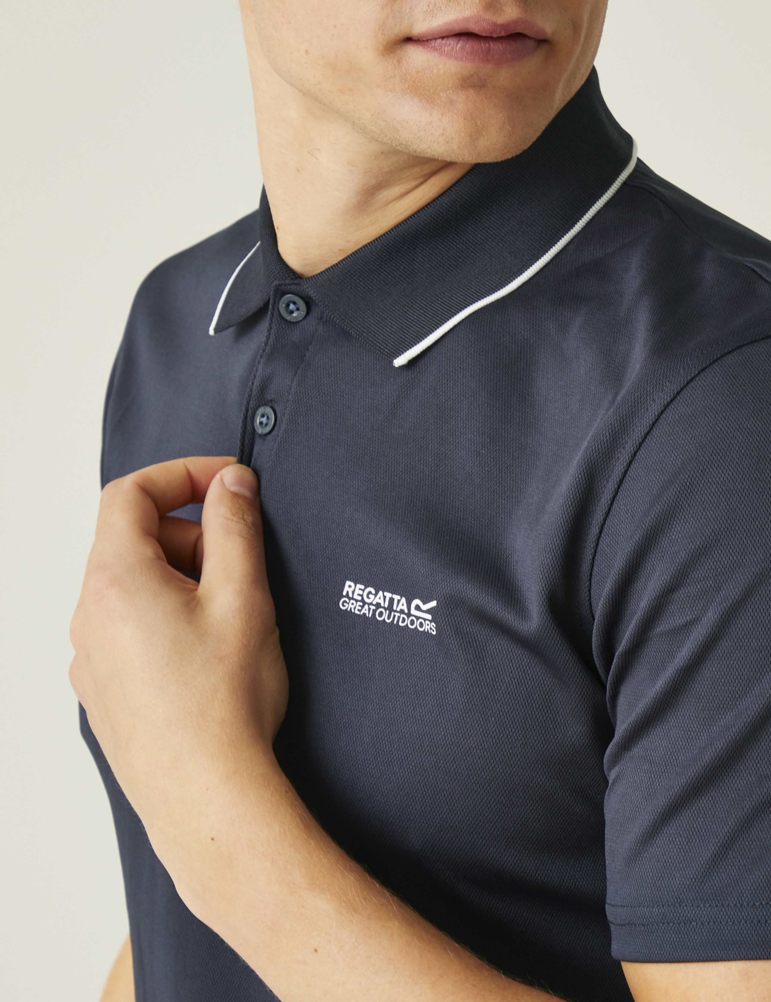 Maverik V Tipped Collar Polo Shirt 5 of 5