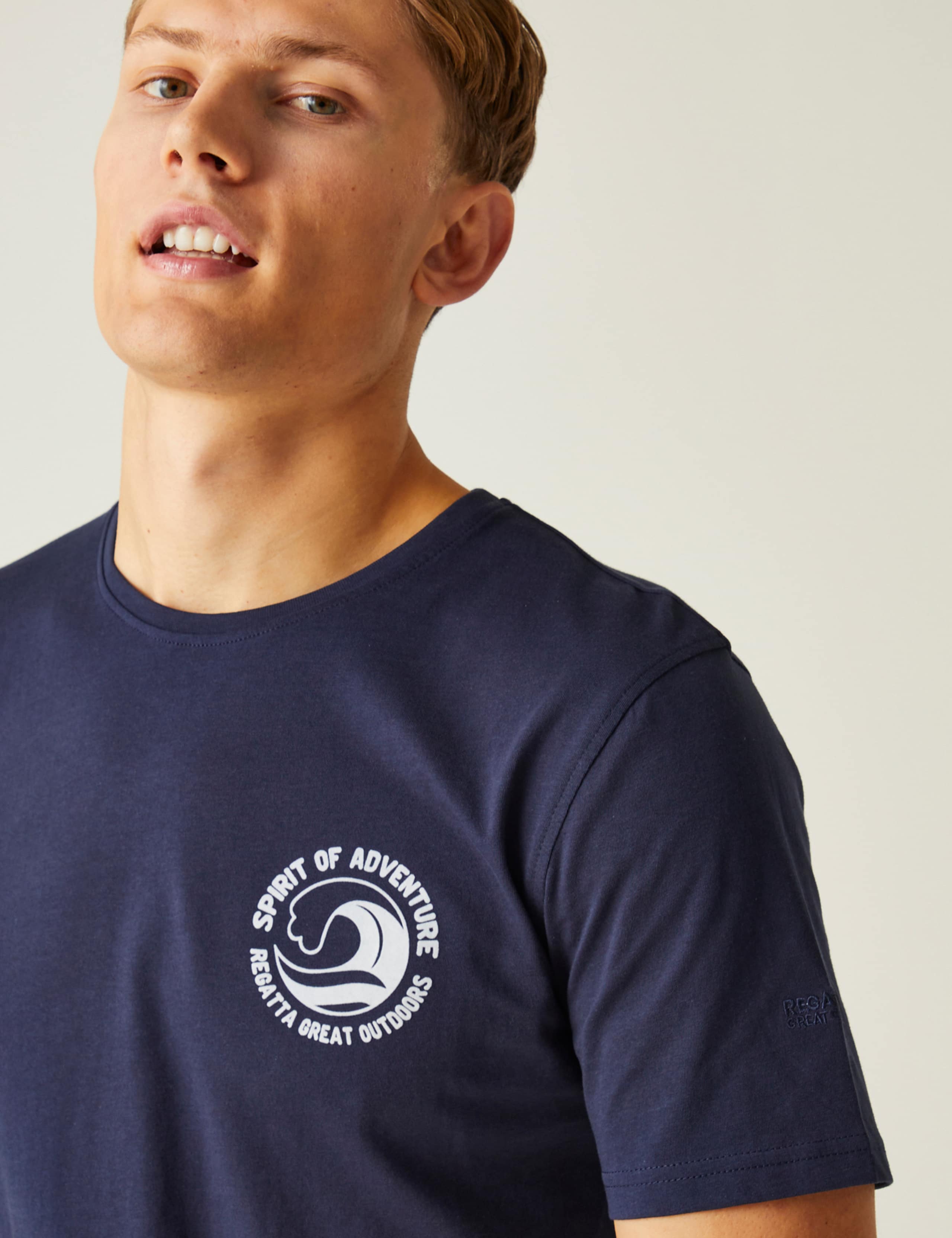 Cline VIII Pure Cotton Sail Graphic T-Shirt 3 of 6