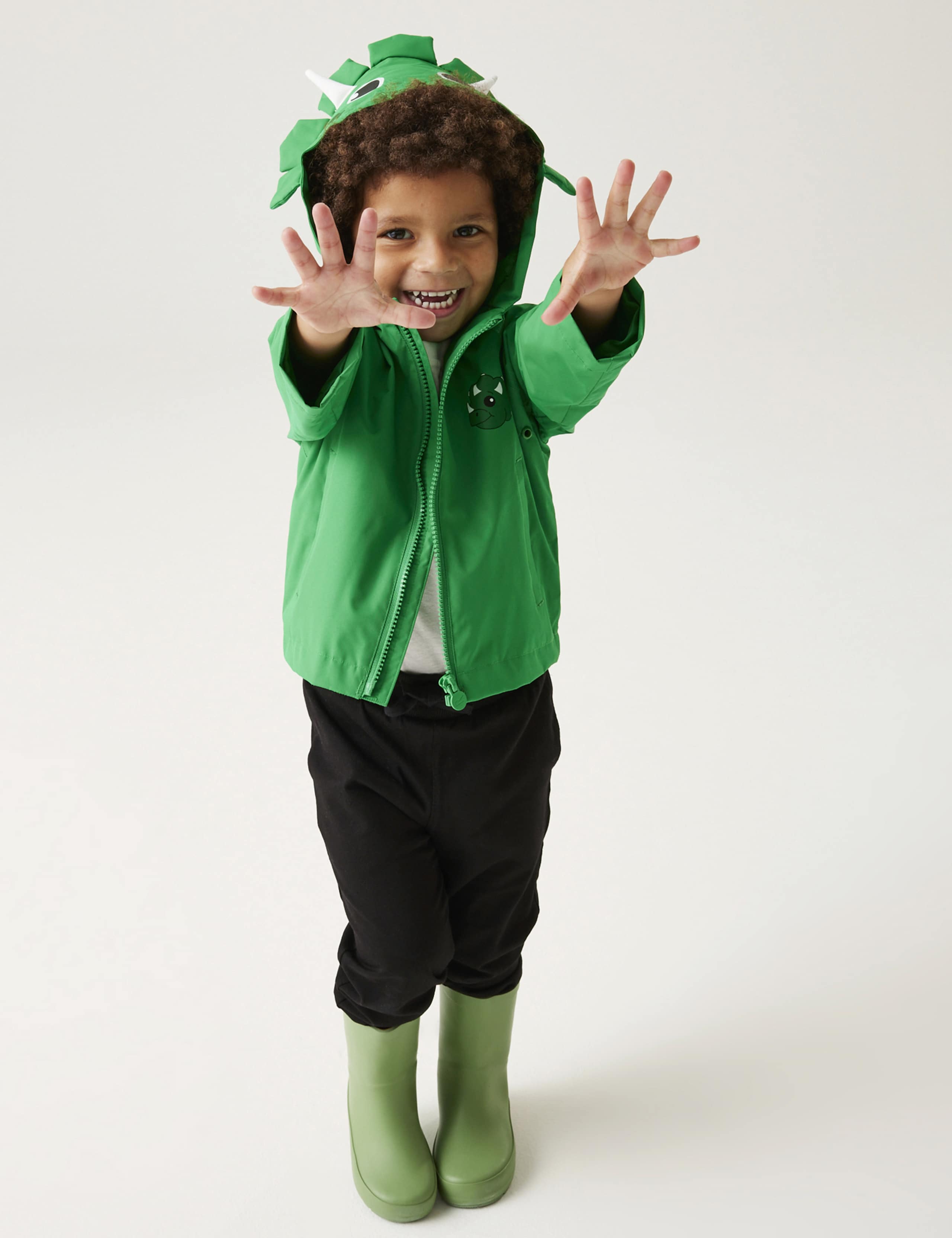 Hooded Animal Waterproof Jacket (6 Mths-3 Yrs) 3 of 6