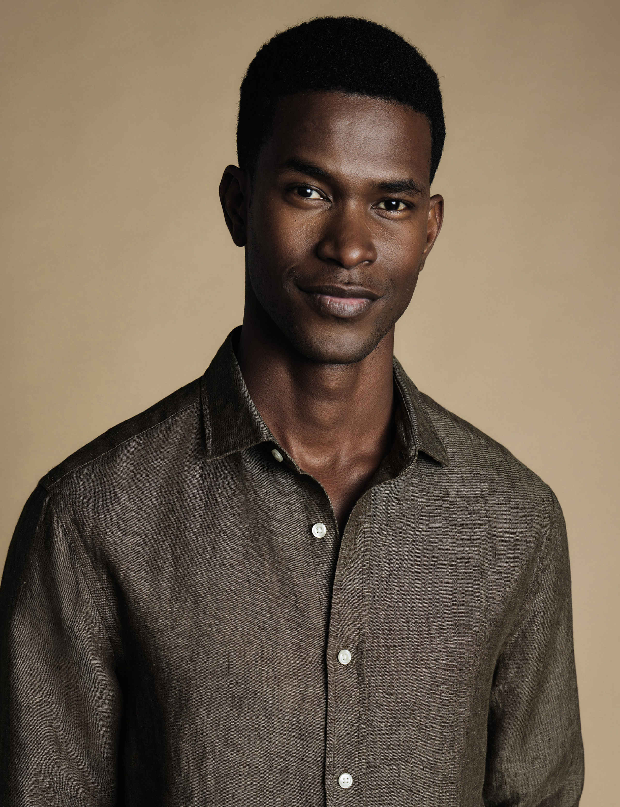 Slim Fit Pure Linen Shirt 3 of 6