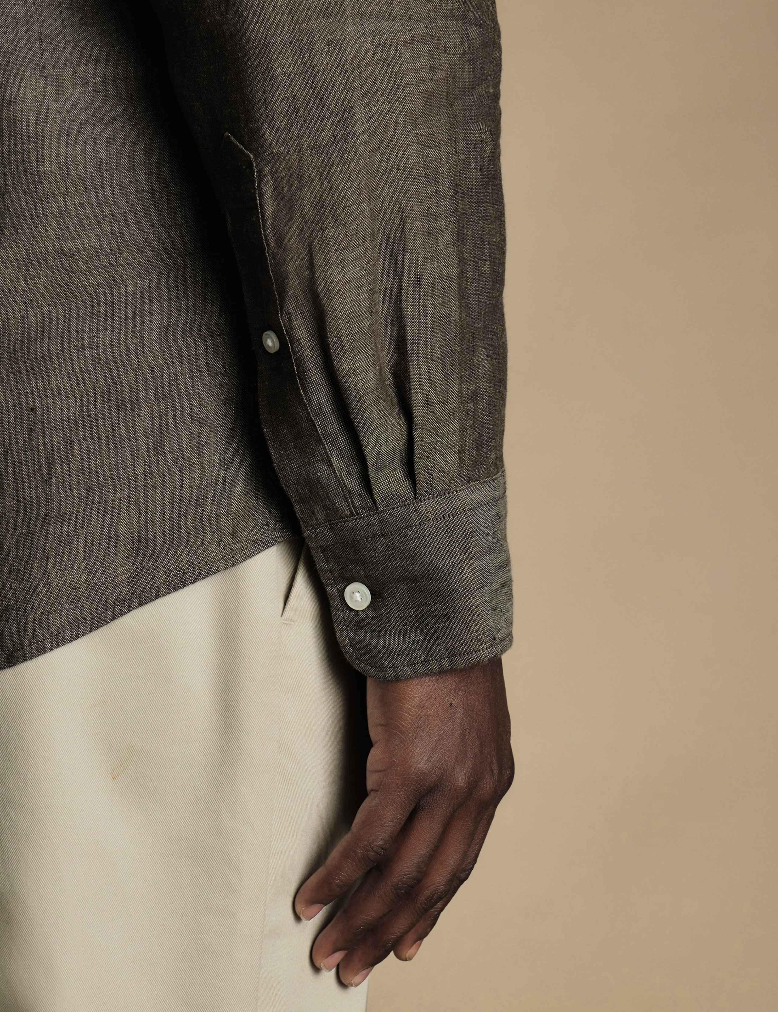 Slim Fit Pure Linen Shirt 4 of 6