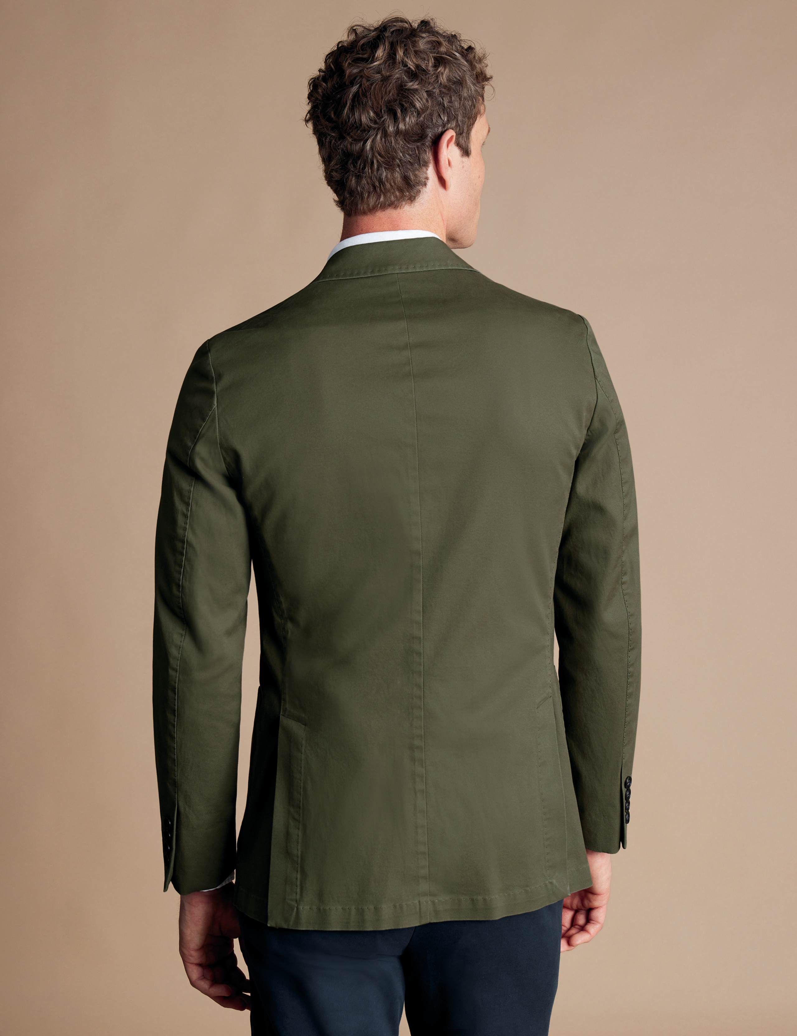 Slim Fit Cotton Rich Stretch Jacket 3 of 5