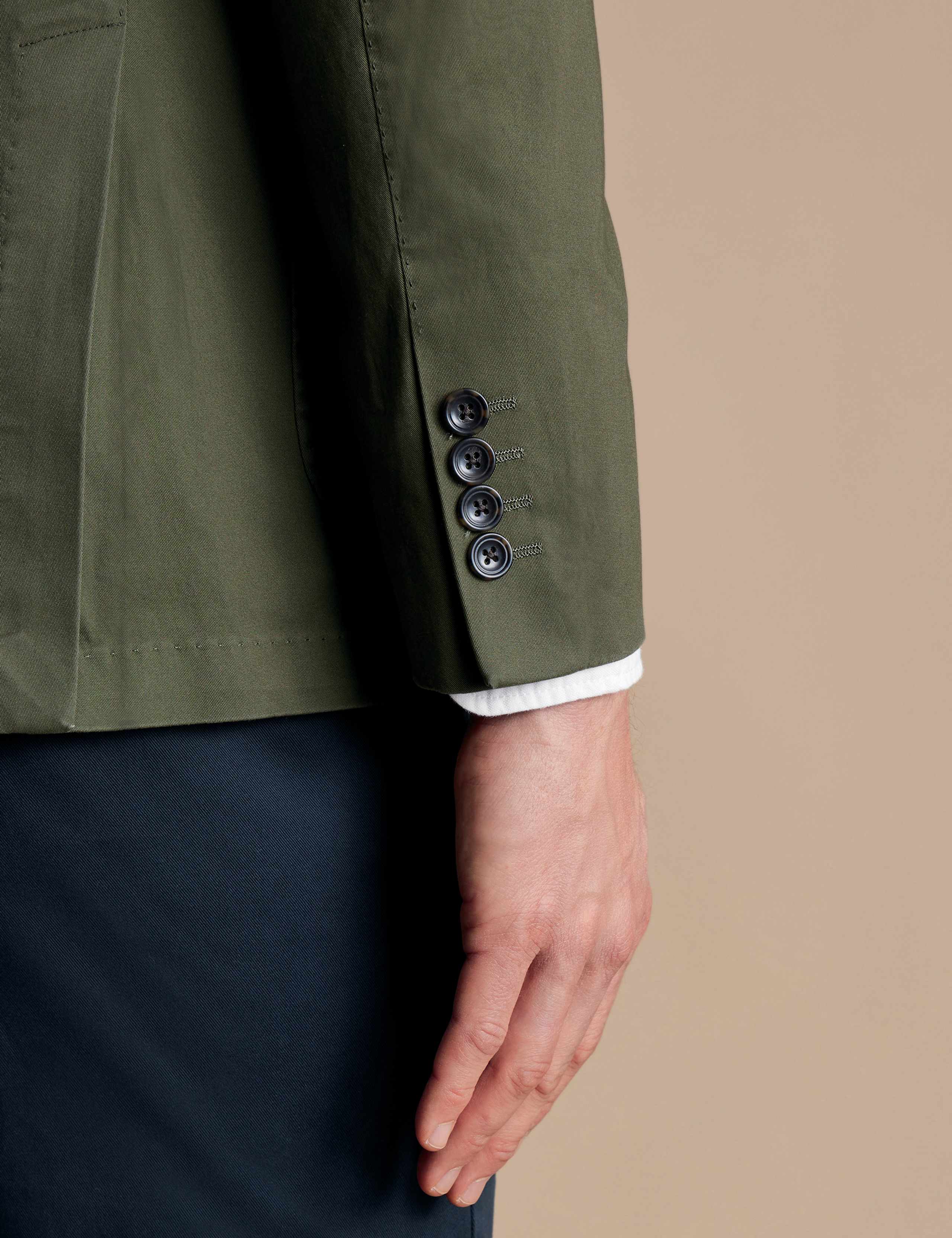 Slim Fit Cotton Rich Stretch Jacket 4 of 5