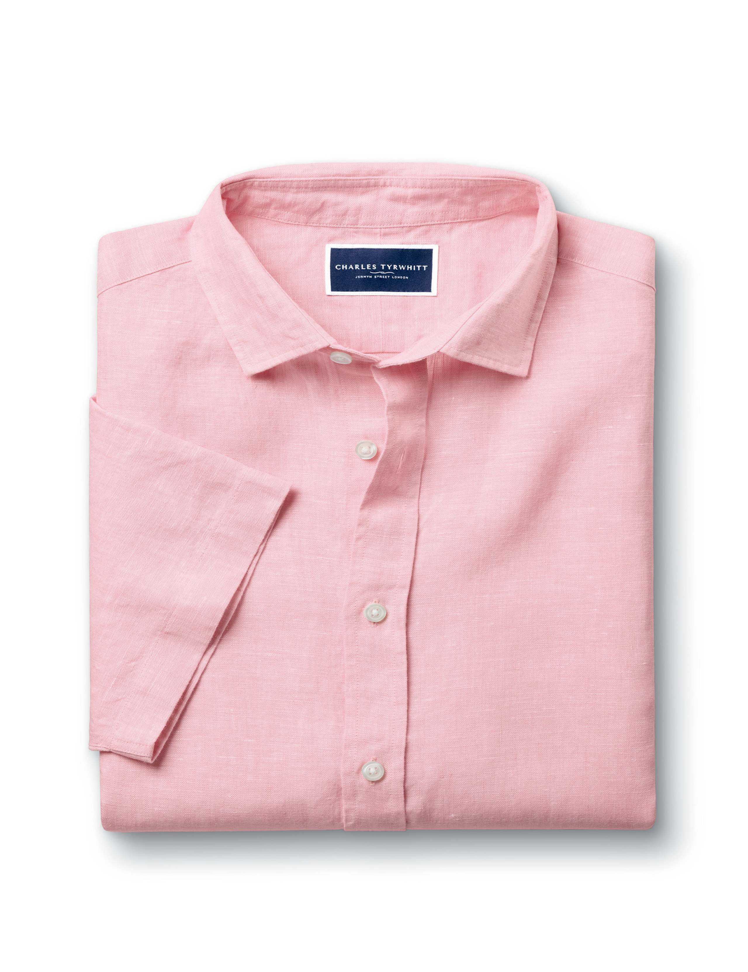 Slim Fit Pure Linen Shirt 2 of 5