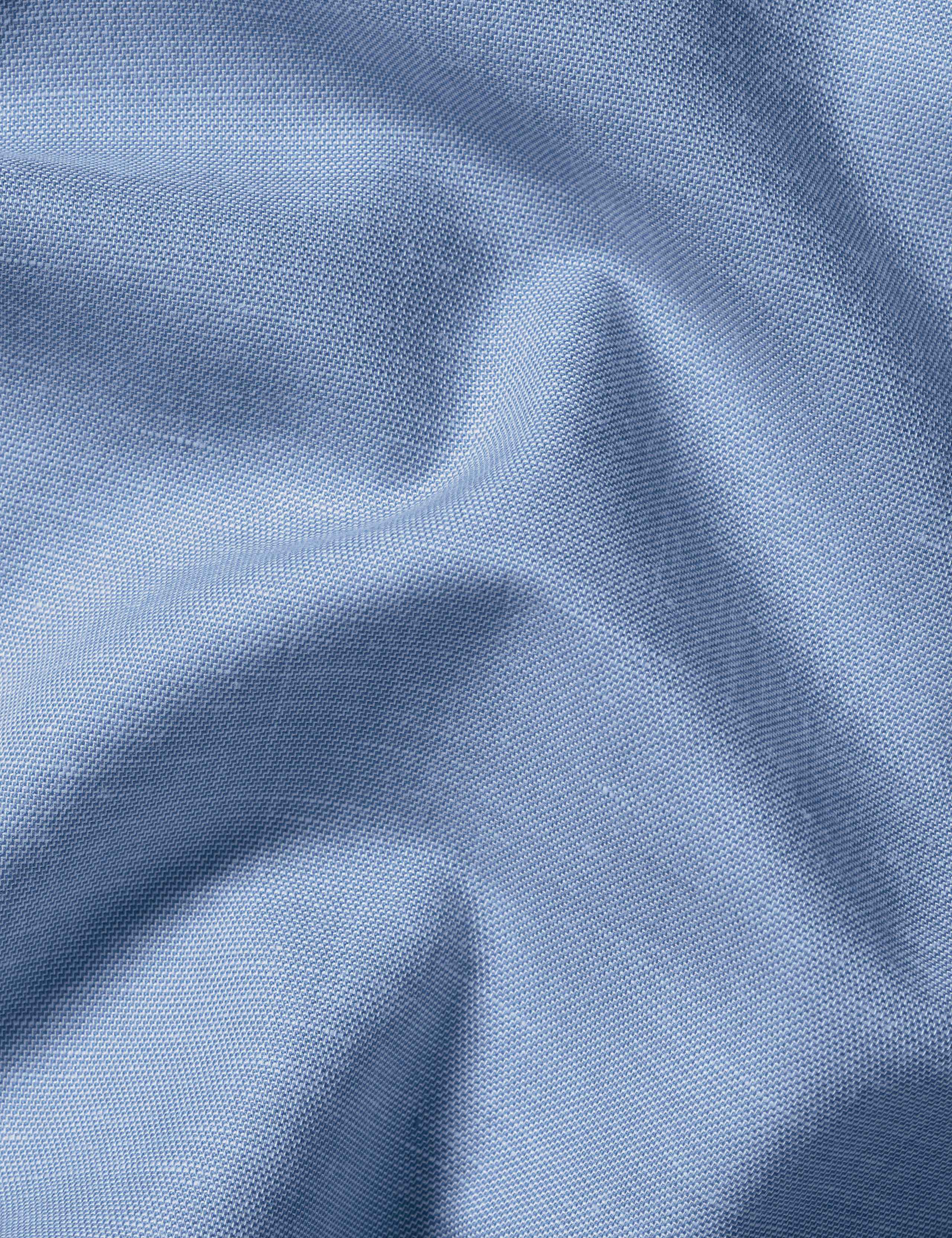 Slim Fit Non Iron Cotton Linen Blend Shirt 5 of 5