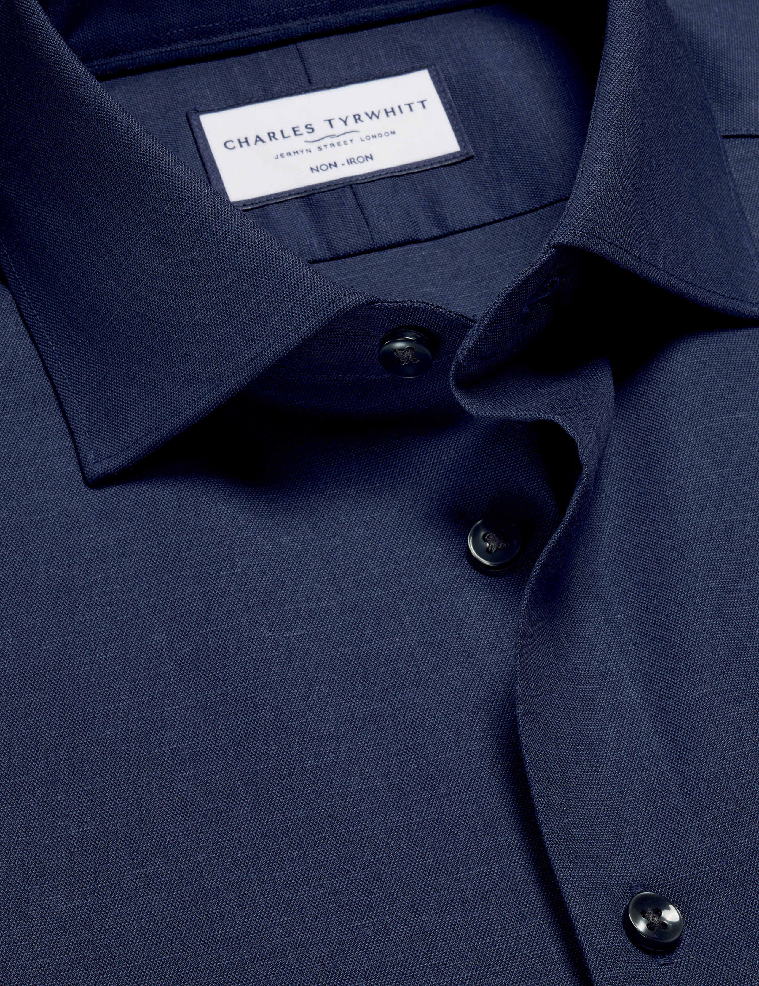 Slim Fit Non Iron Cotton Linen Blend Shirt 4 of 5