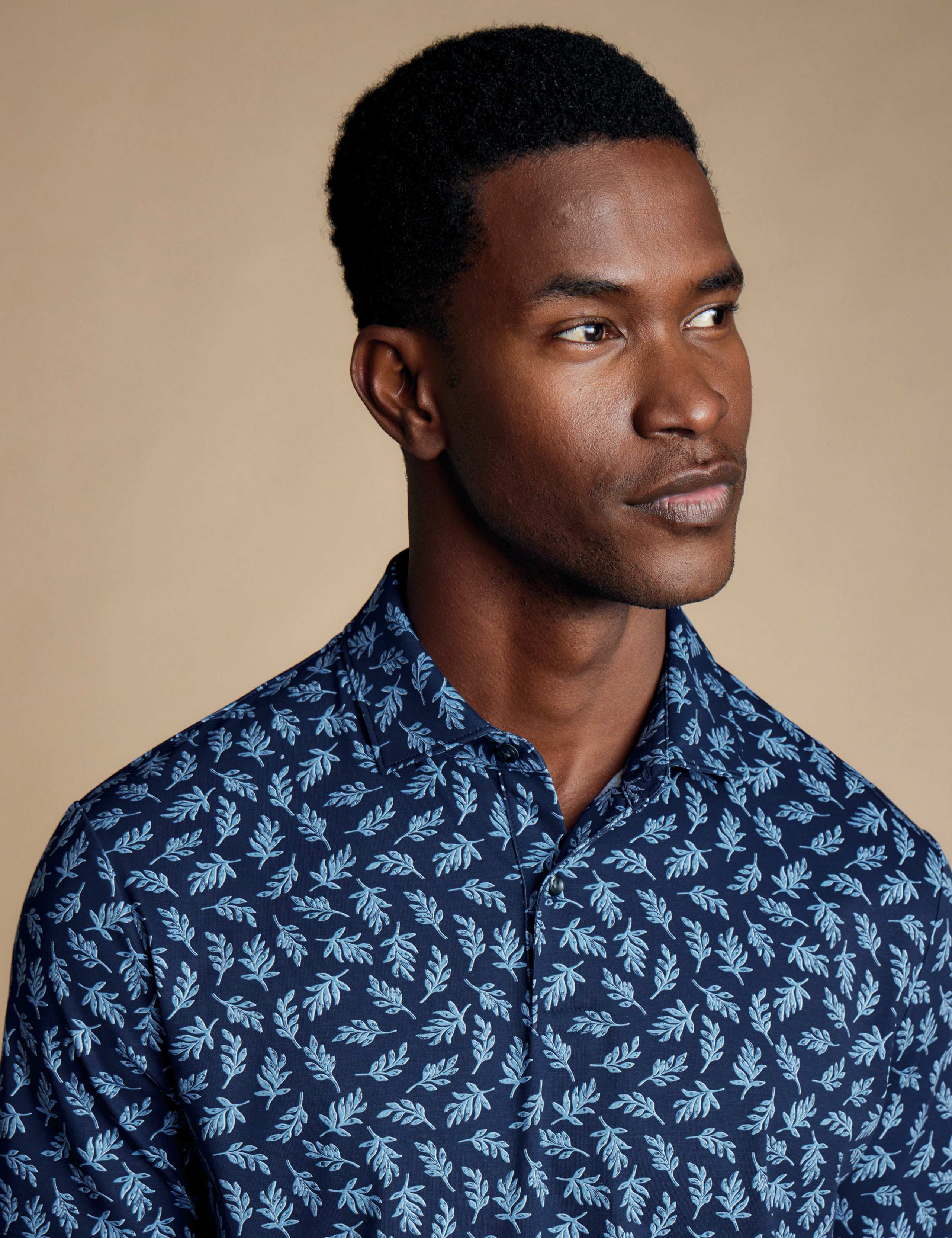 Cotton Rich Floral Polo Shirt 4 of 6