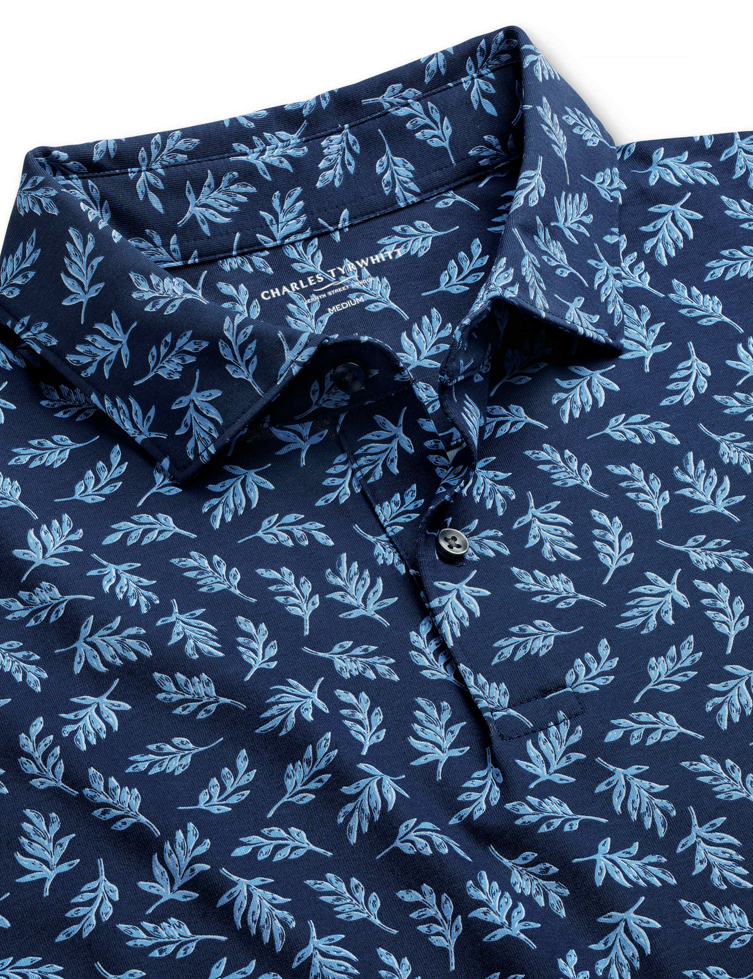 Cotton Rich Floral Polo Shirt 5 of 6