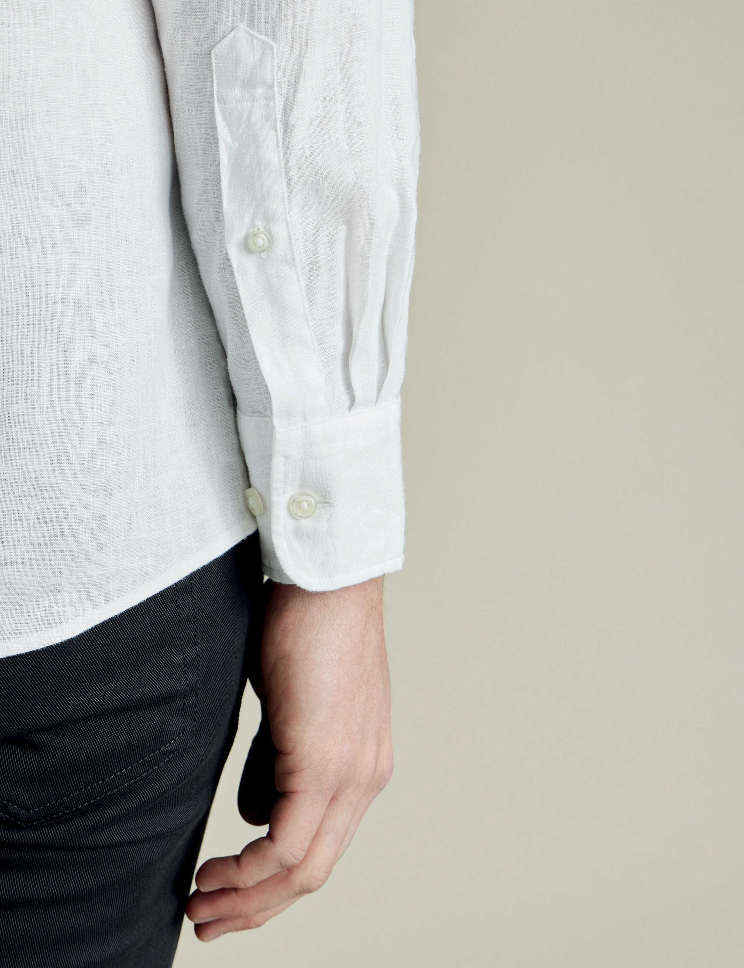 Slim Fit Pure Linen Shirt 4 of 6