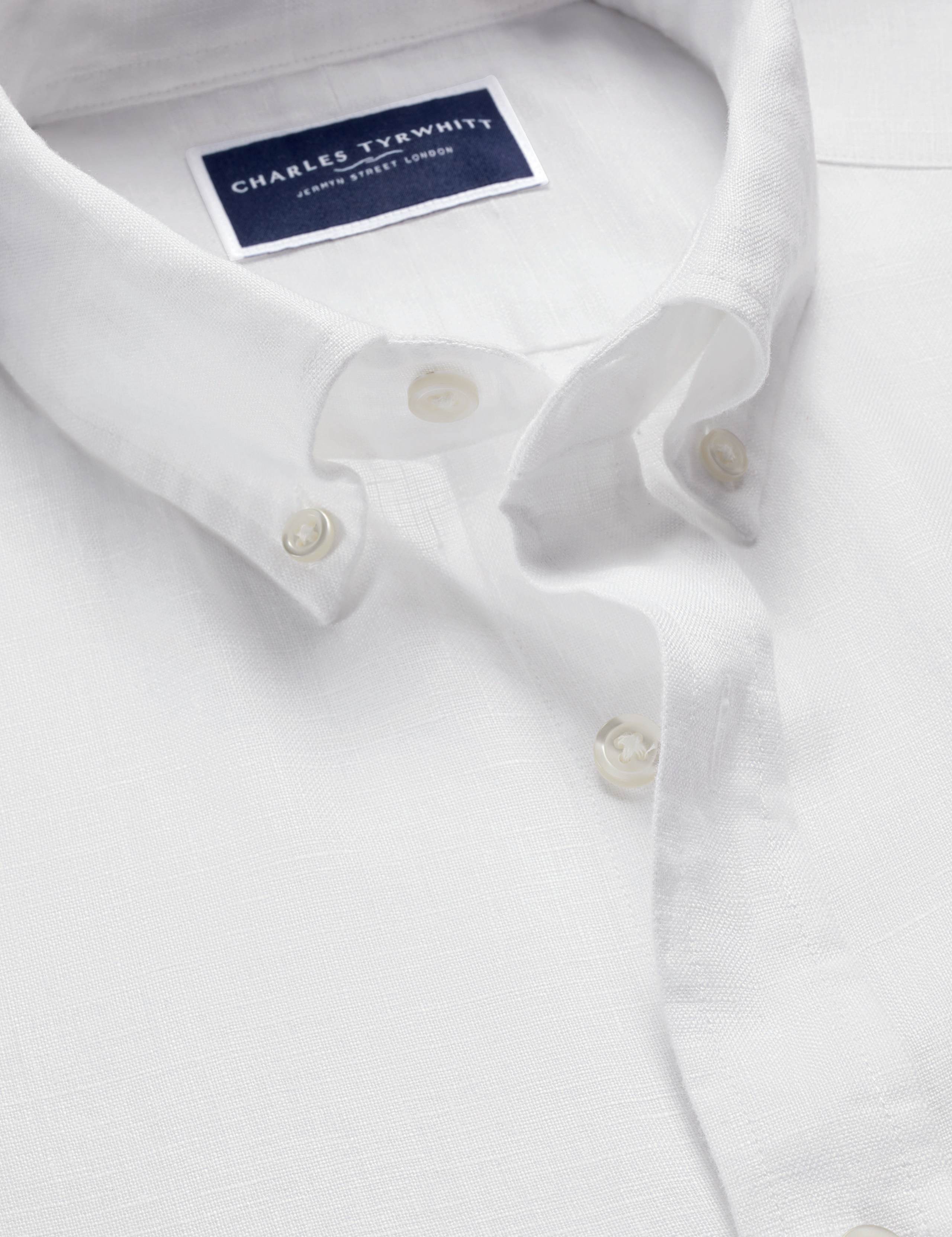 Slim Fit Pure Linen Shirt 5 of 6