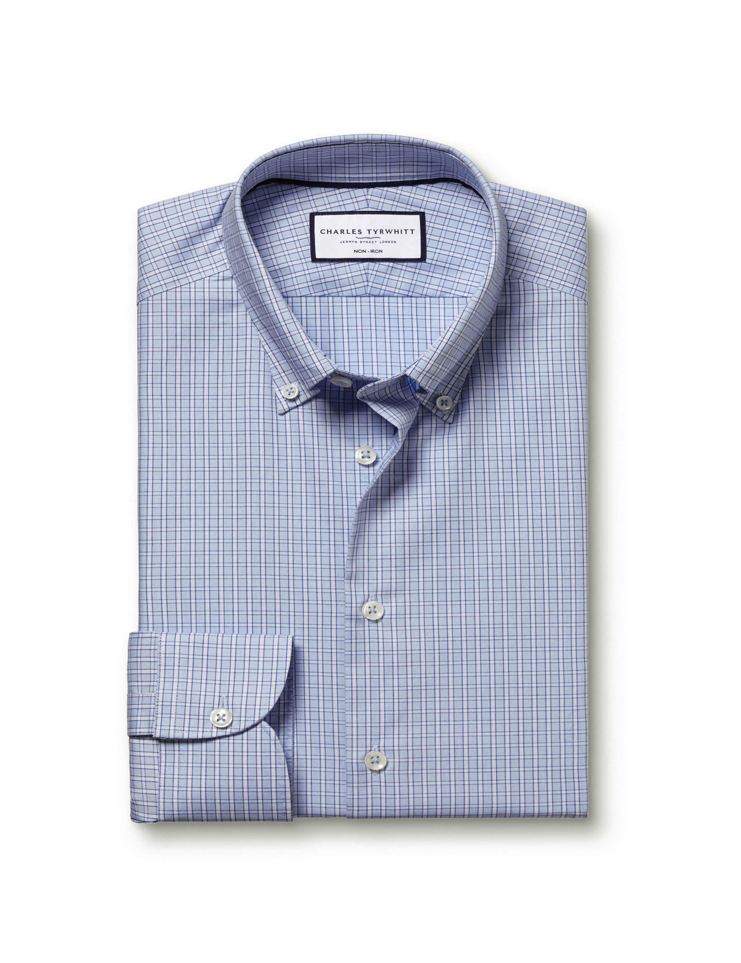 Slim Fit Pure Cotton Check Oxford Shirt 2 of 6