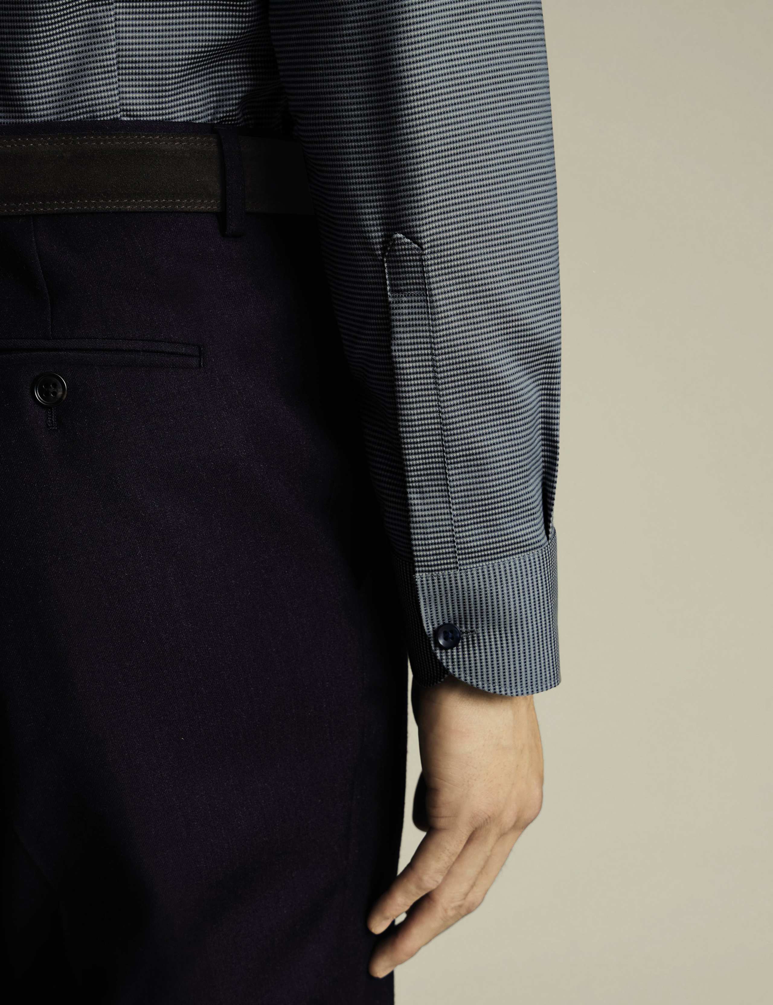 Non Iron Slim Fit Pure Cotton Stretch Shirt 4 of 6