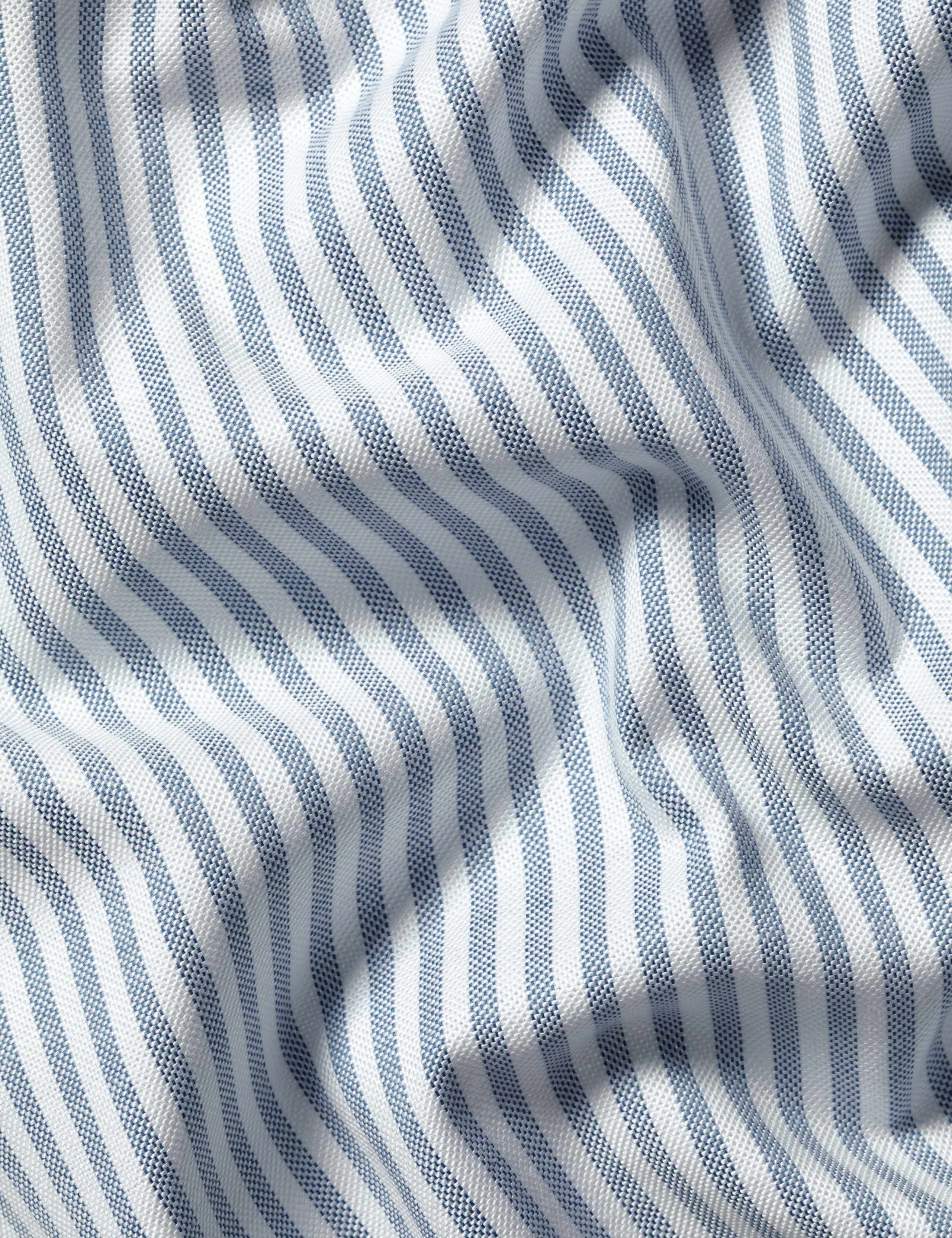 Slim Fit Cotton Rich Striped Oxford Shirt 6 of 6