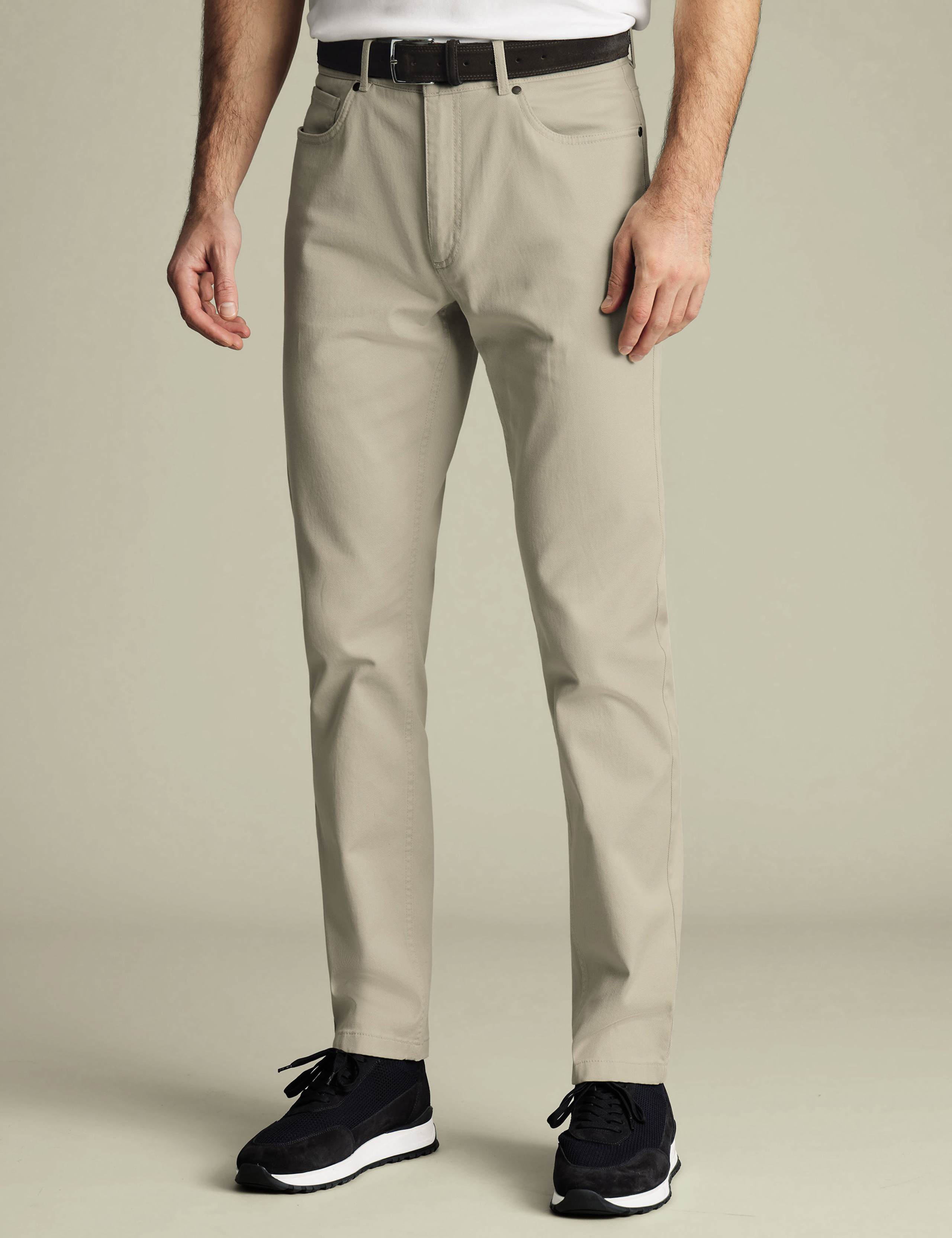 Slim Fit Twill 5 Pocket Stretch Jeans 3 of 5