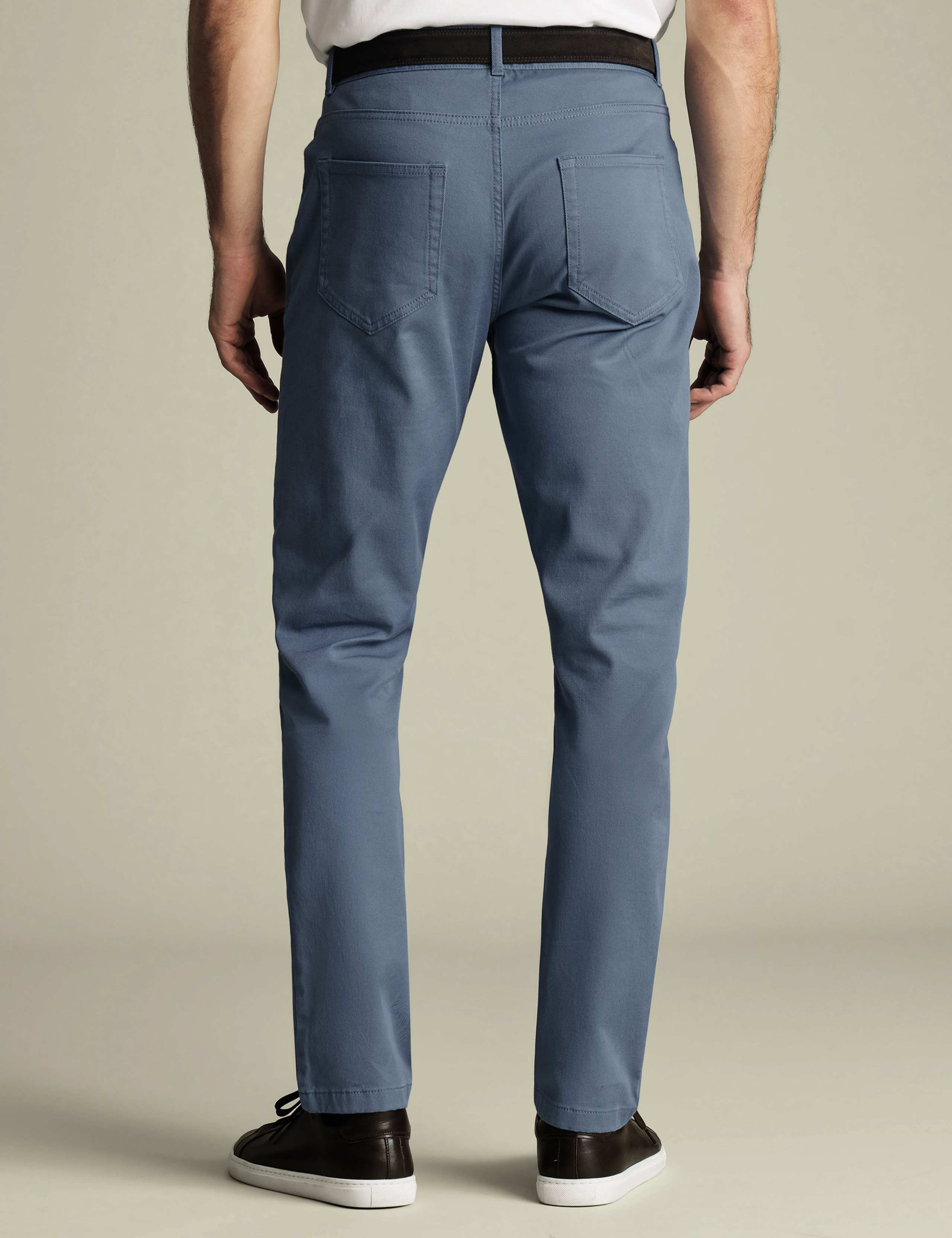 Slim Fit Twill 5 Pocket Stretch Jeans 4 of 5