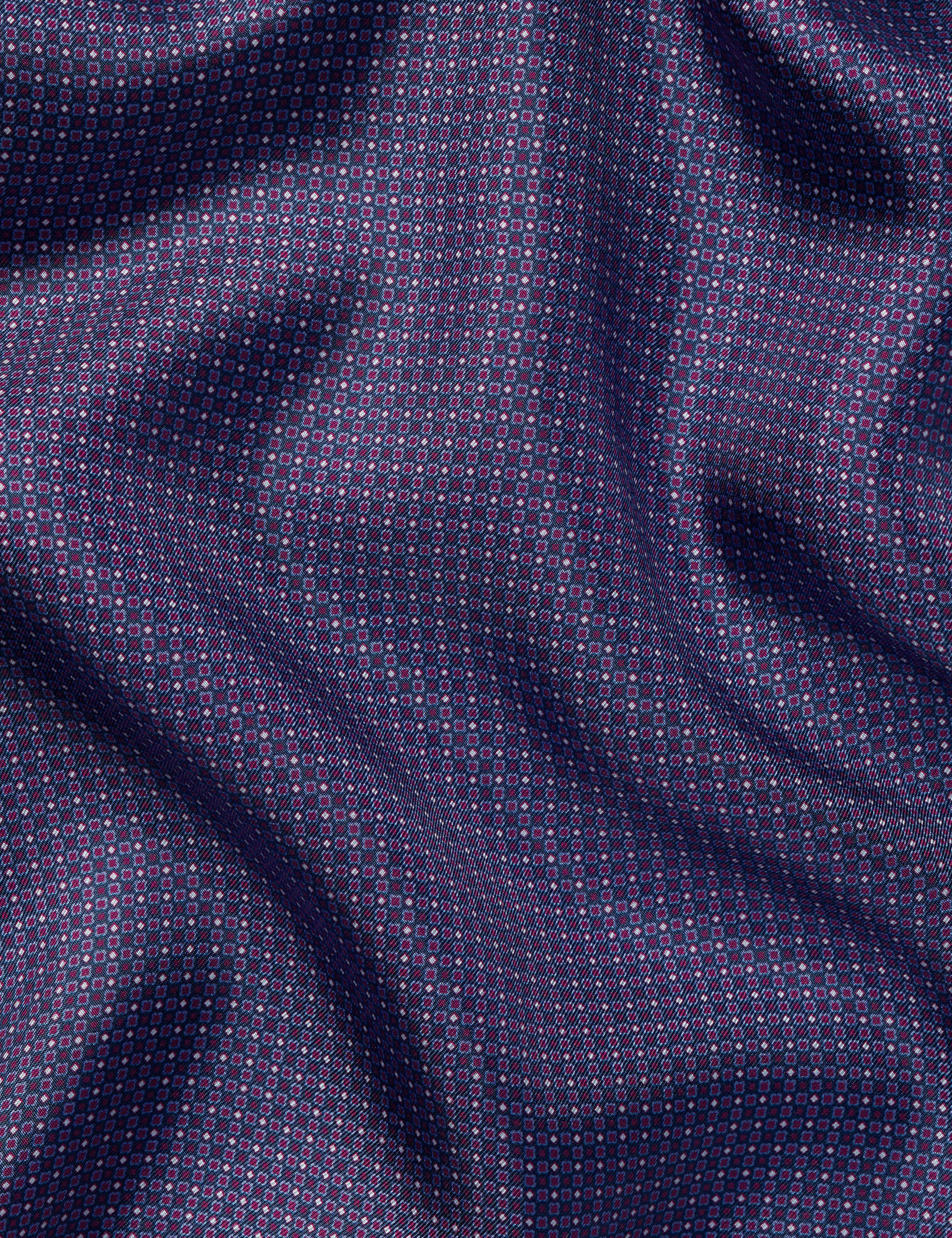 Geometric Pure Silk Pocket Square 3 of 3