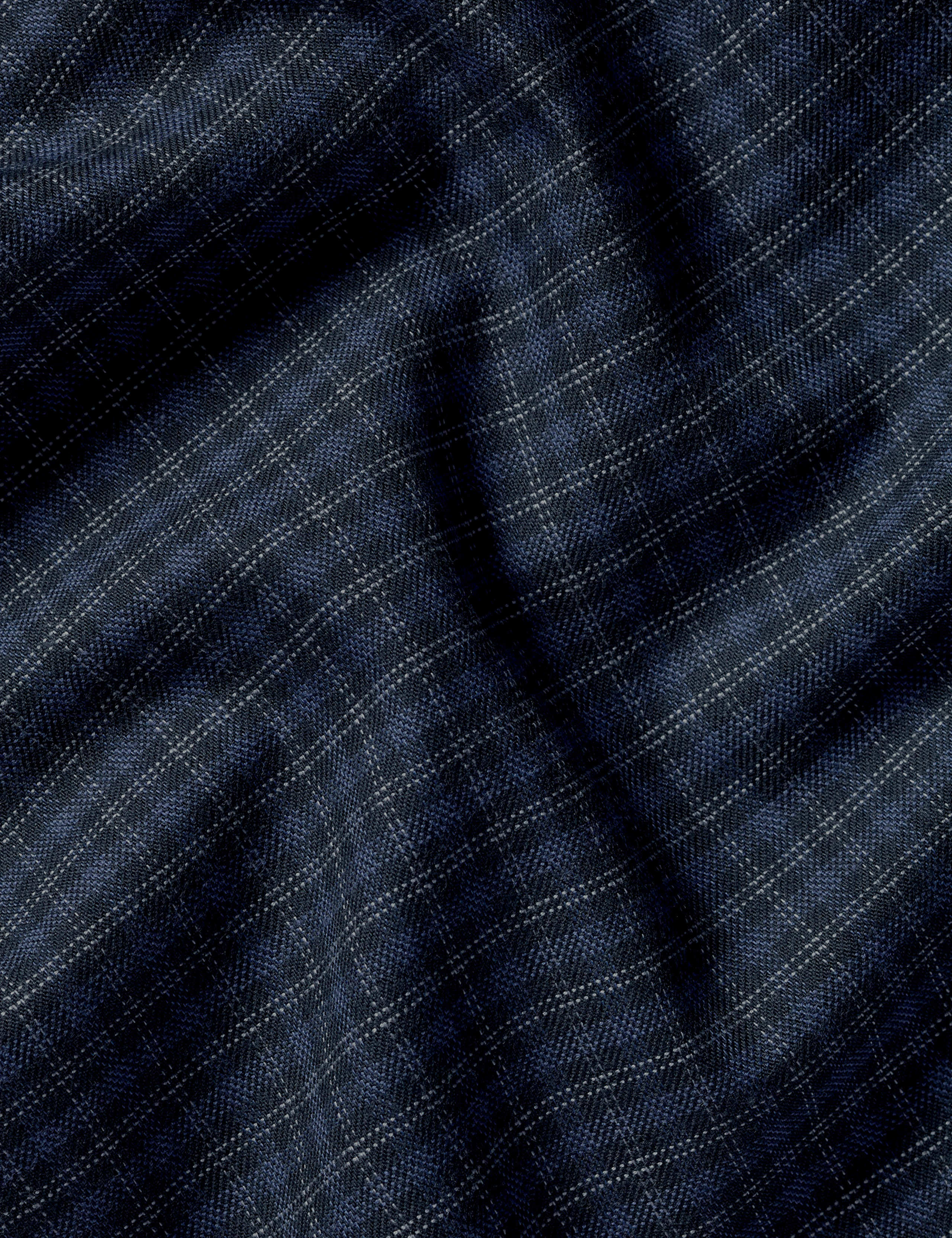 Regular Fit Brushed Cotton Check Shirt 6 of 6