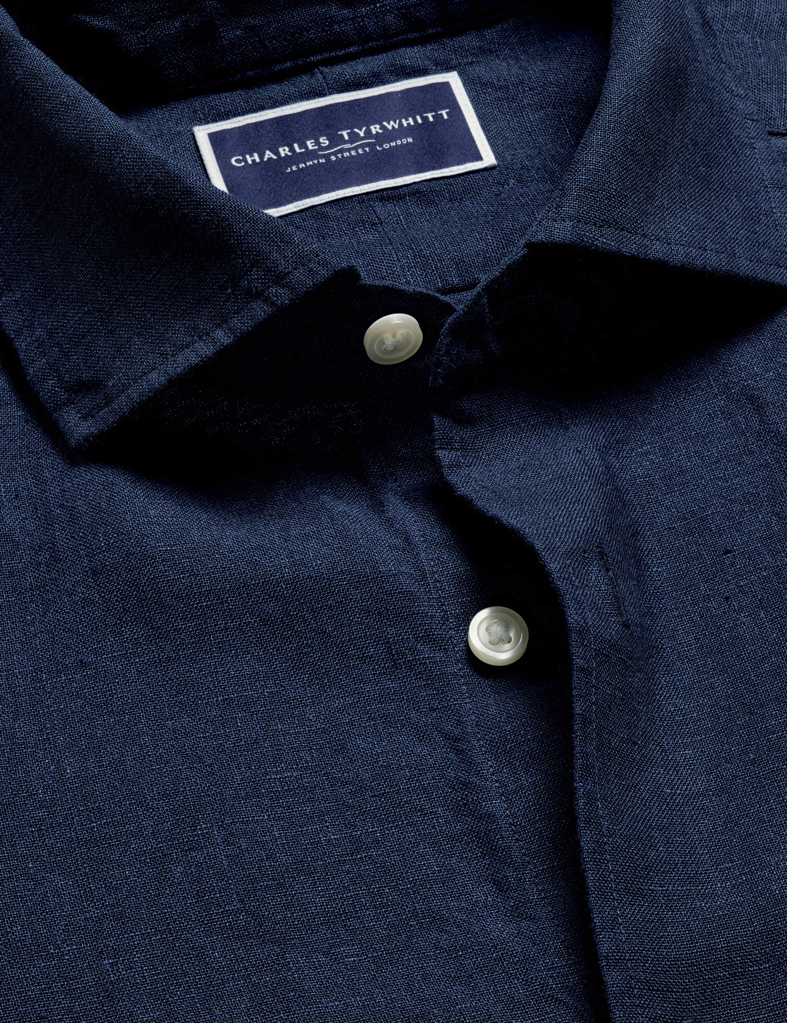 Slim Fit Pure Linen Shirt 4 of 5