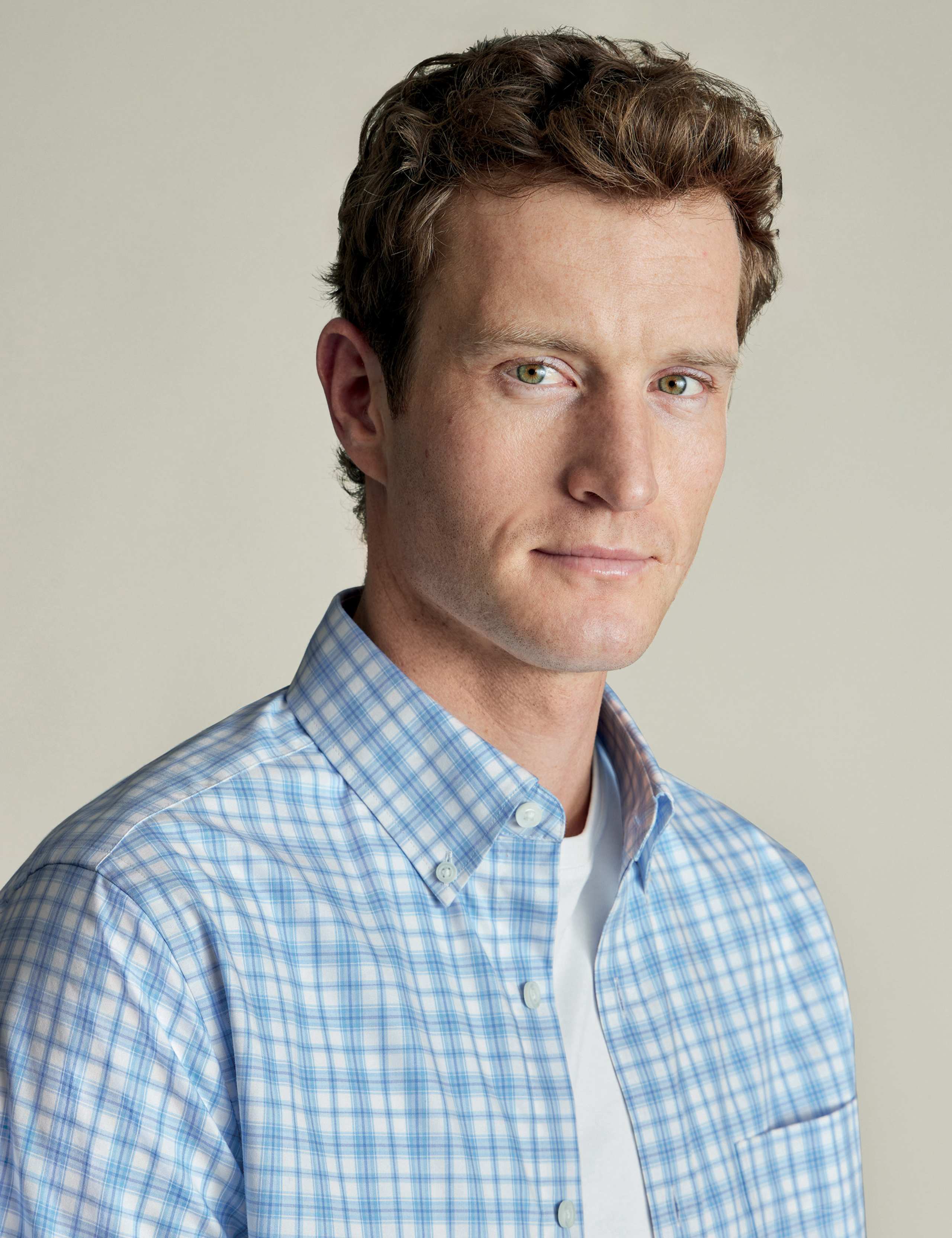 Regular Fit Non Iron Pure Cotton Check Shirt 3 of 5