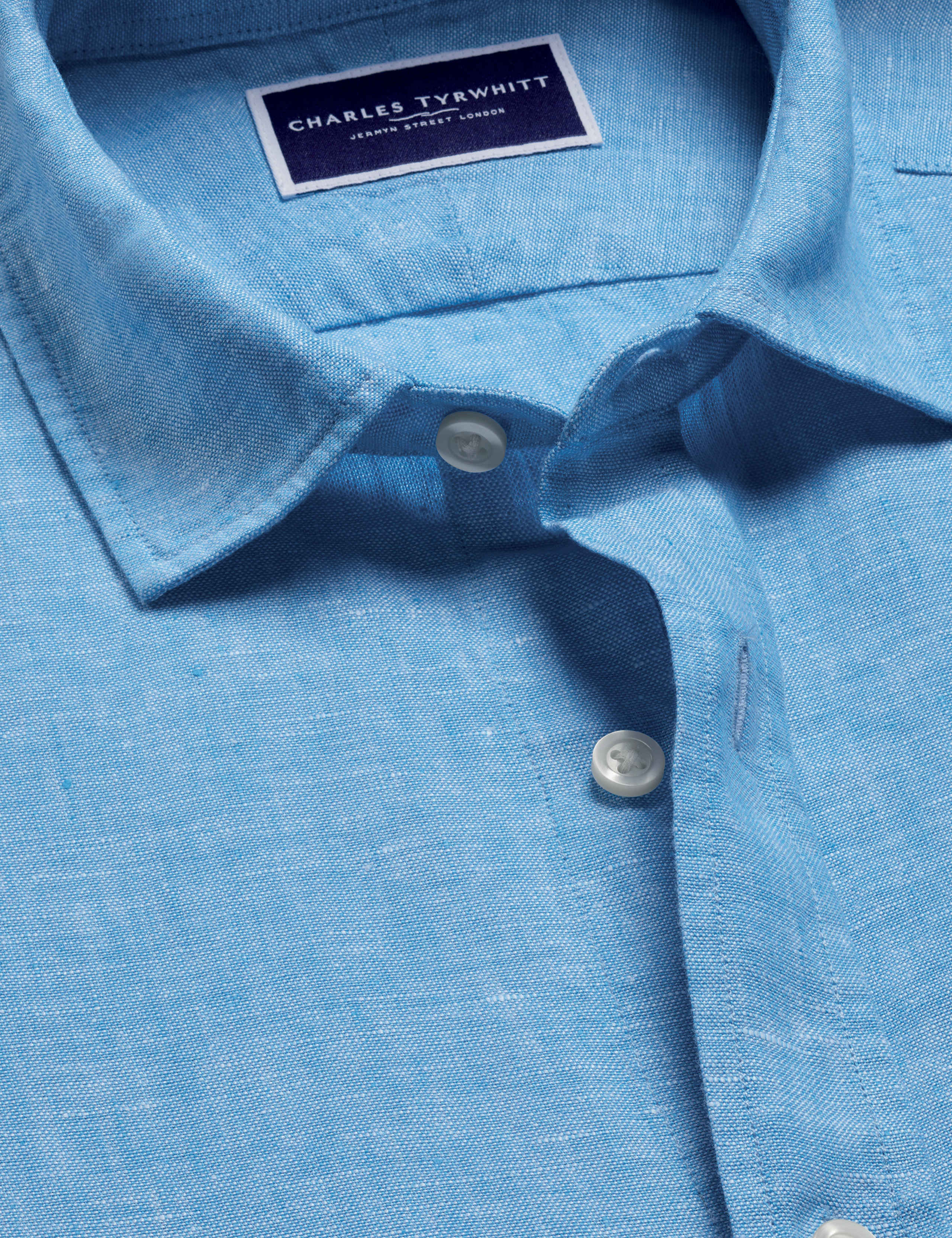 Slim Fit Pure Linen Shirt 4 of 5