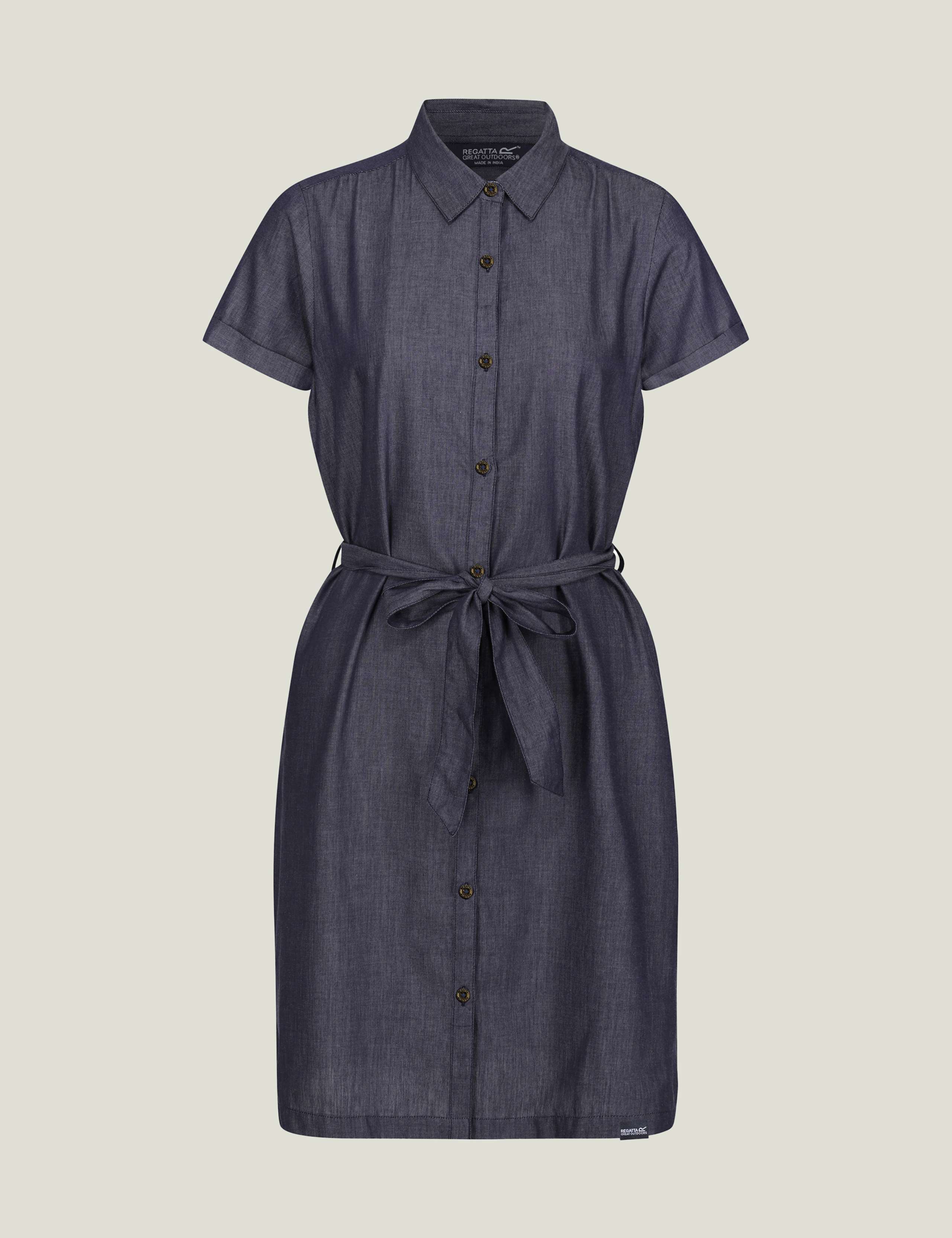Rema Cotton Rich Striped Shirt Dress 2 of 4