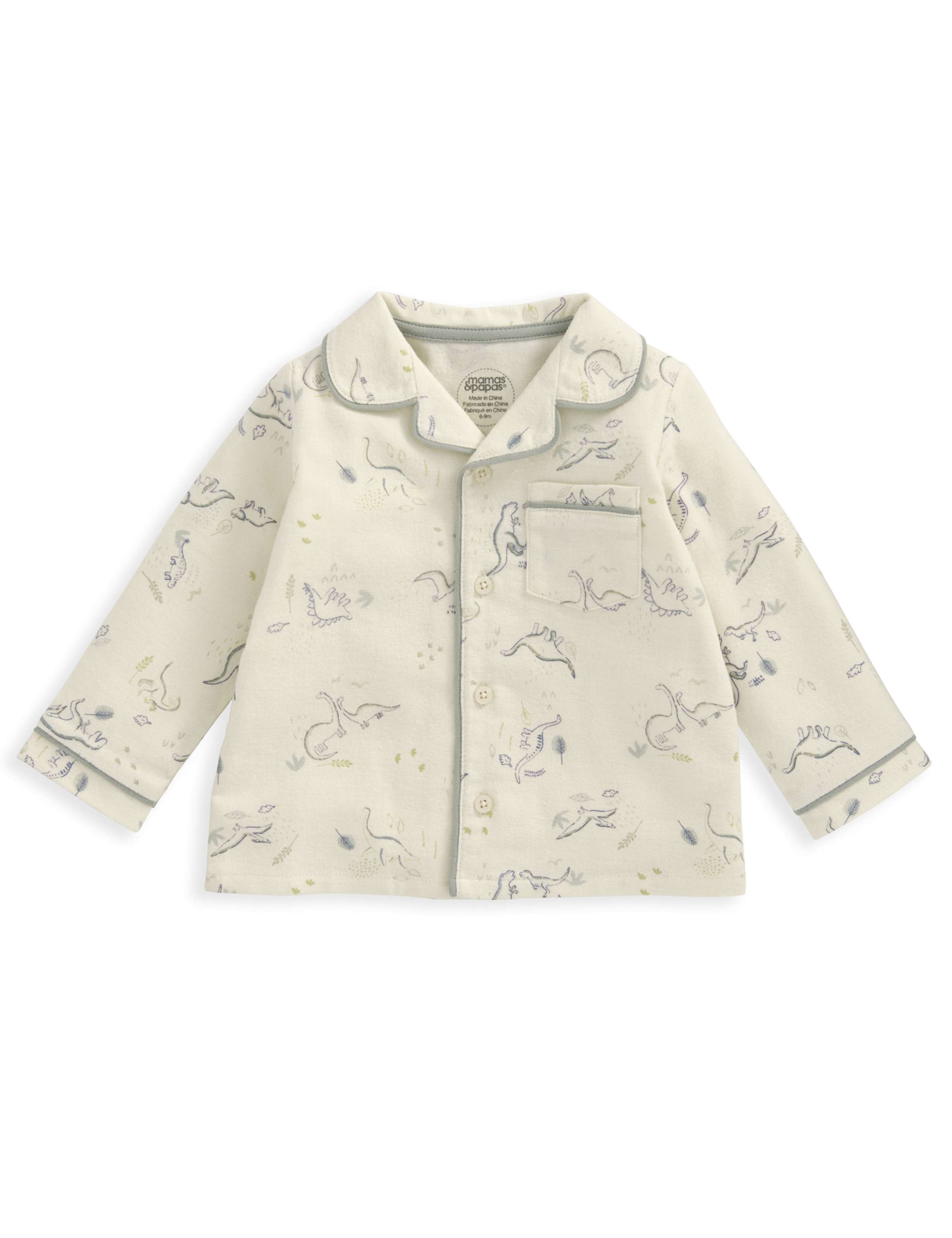 Pure Cotton Dinosaur Pyjamas (0-3 Yrs) 2 of 4