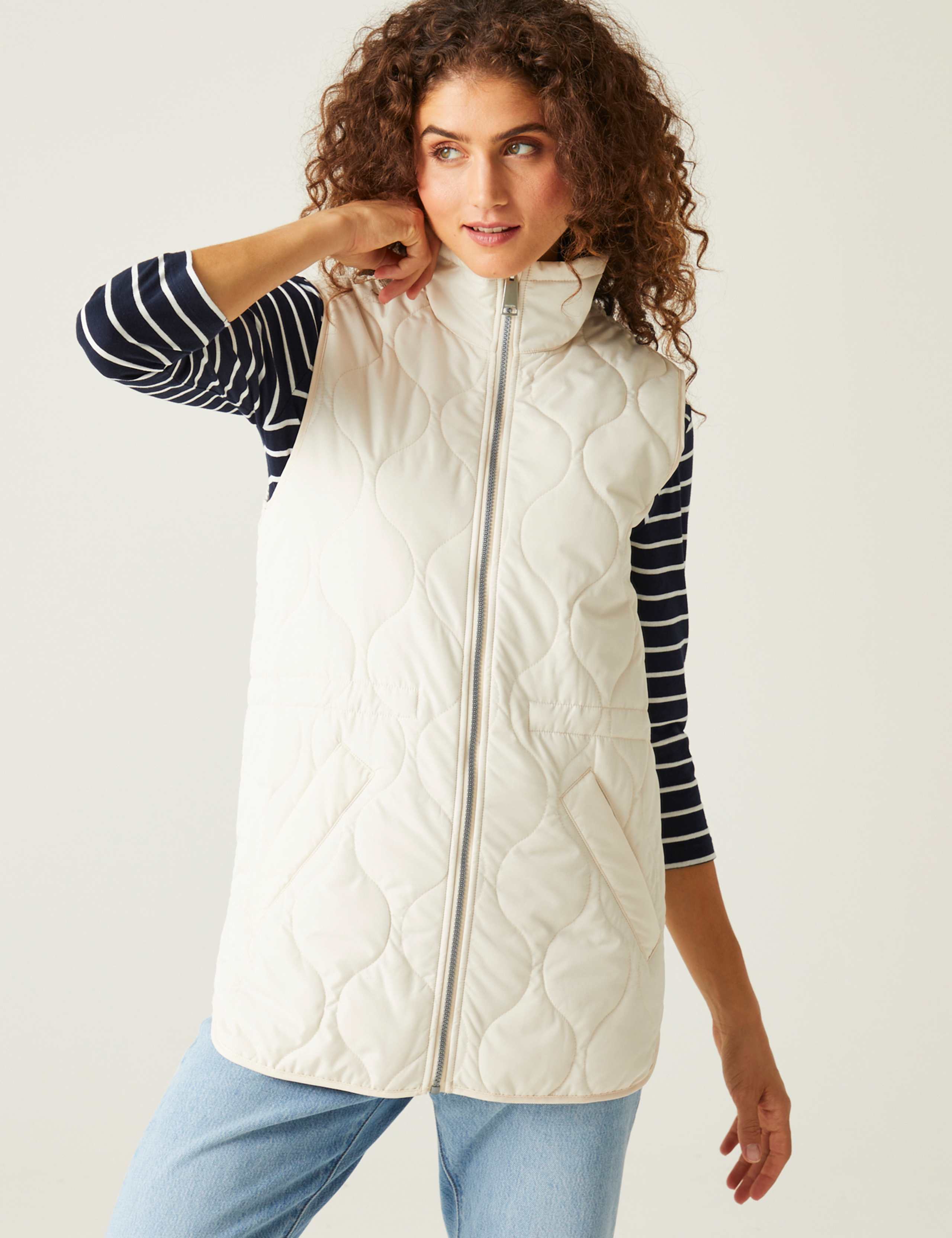Courcelle Padded Funnel Neck Gilet 1 of 7