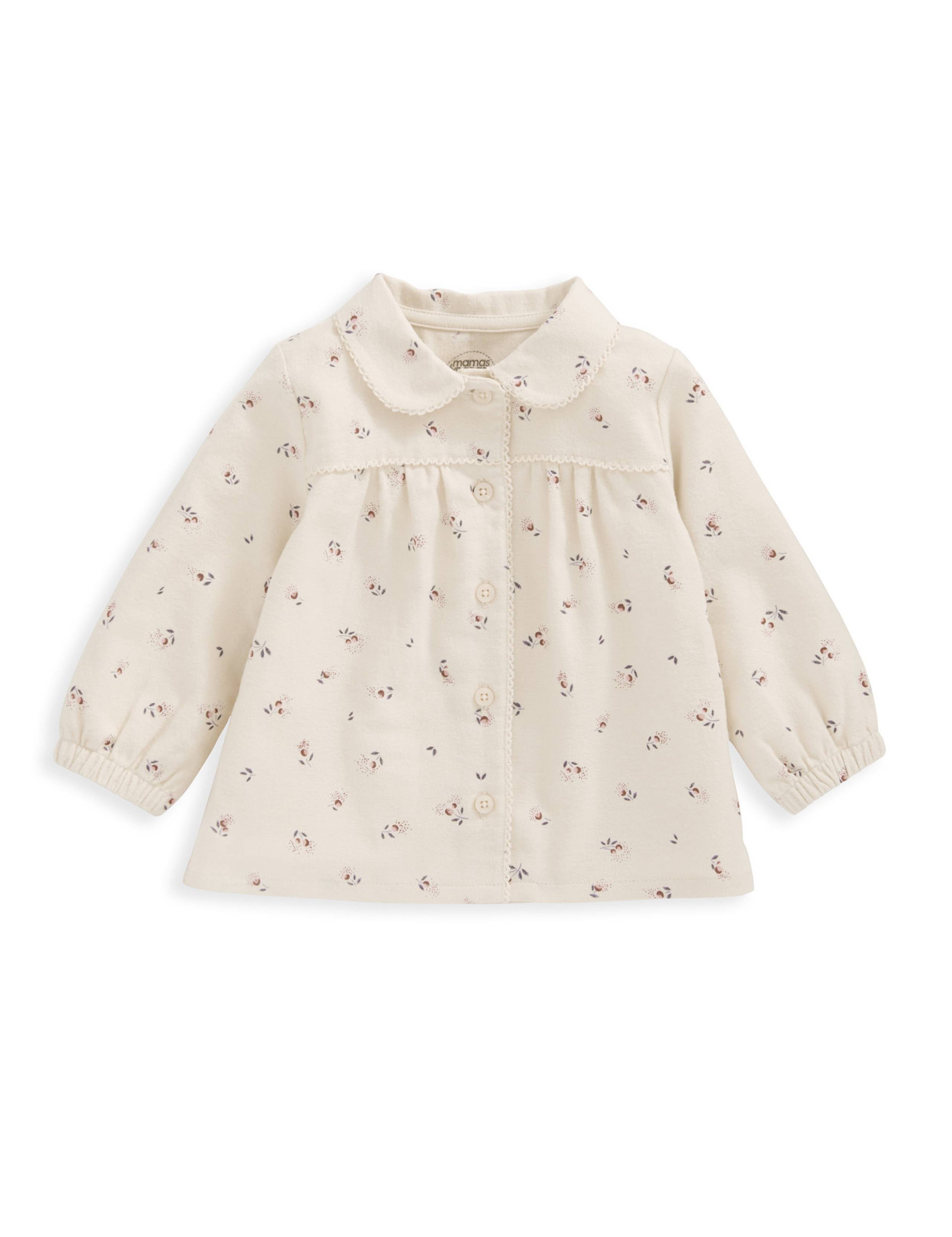 Pure Cotton Cherry Pyjamas (0-3 Yrs) 3 of 4