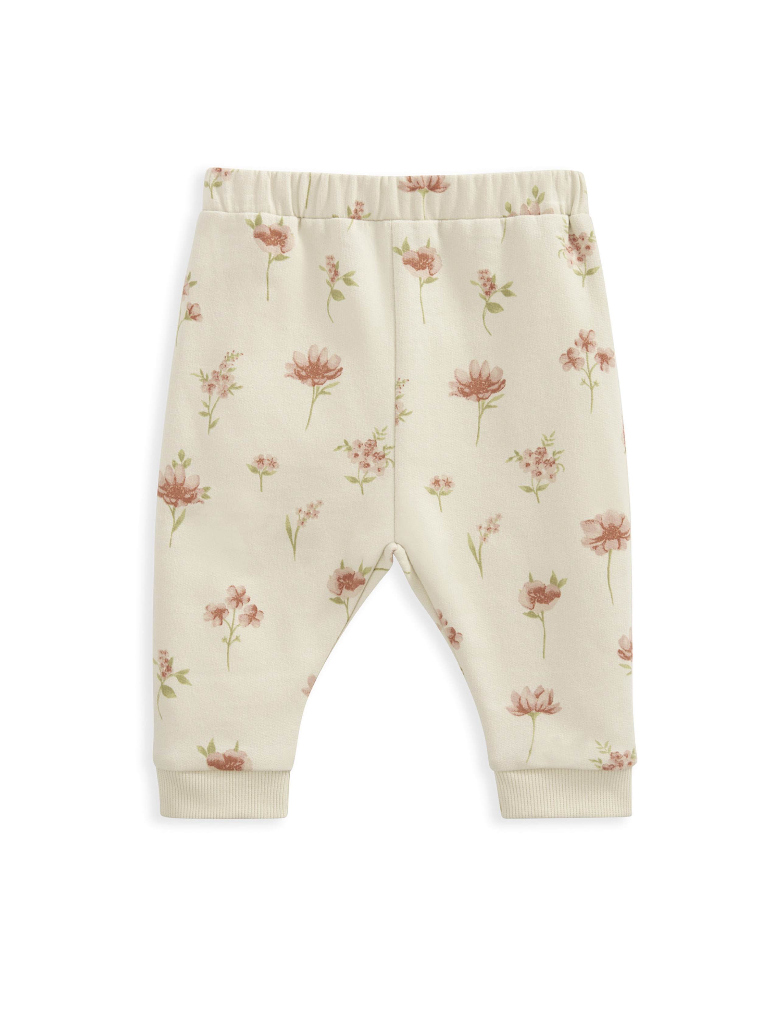 2pc Pure Cotton Floral Outfit (0-12 Mths) 4 of 6