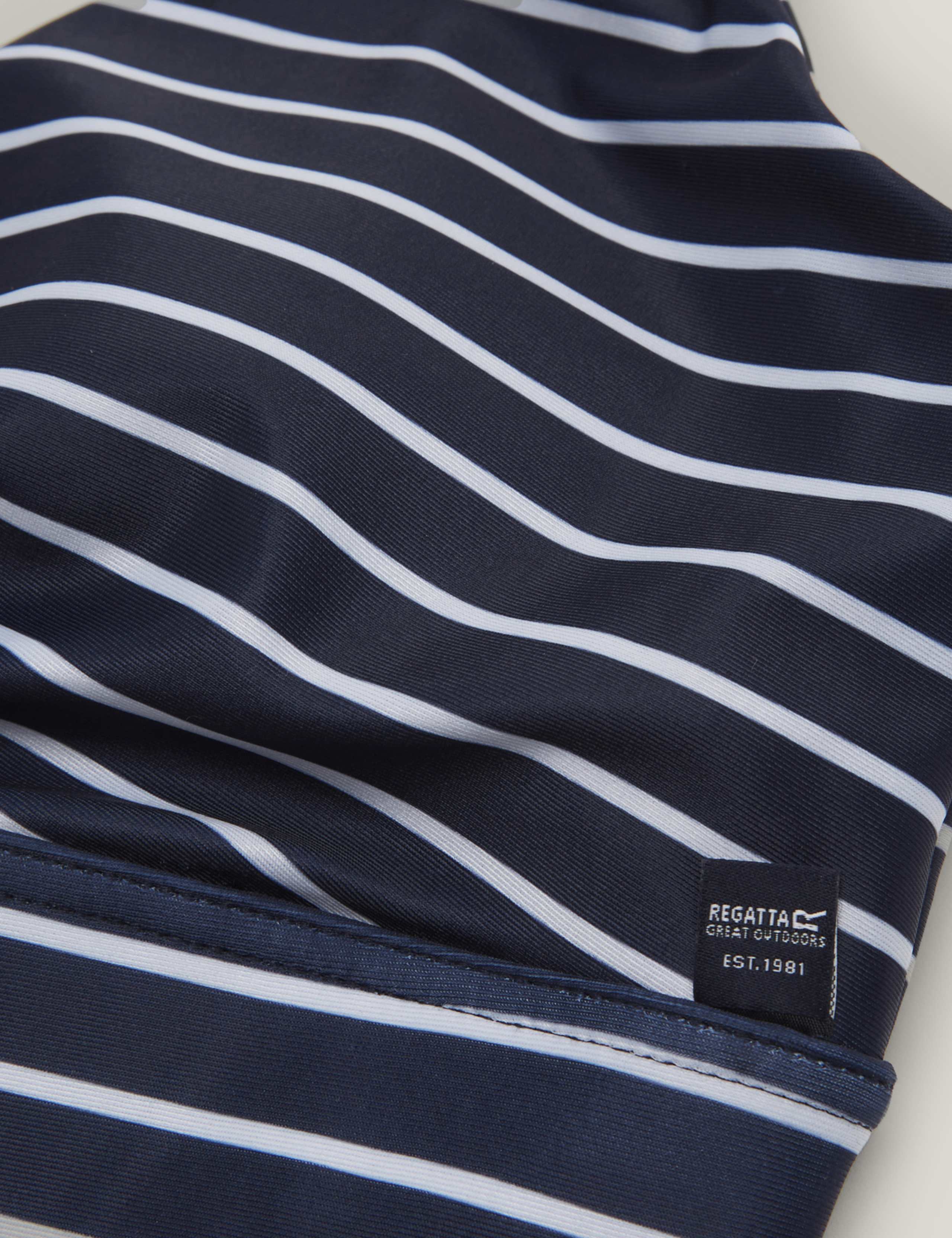 Paloma Striped V-Neck Bikini Top 11 of 11