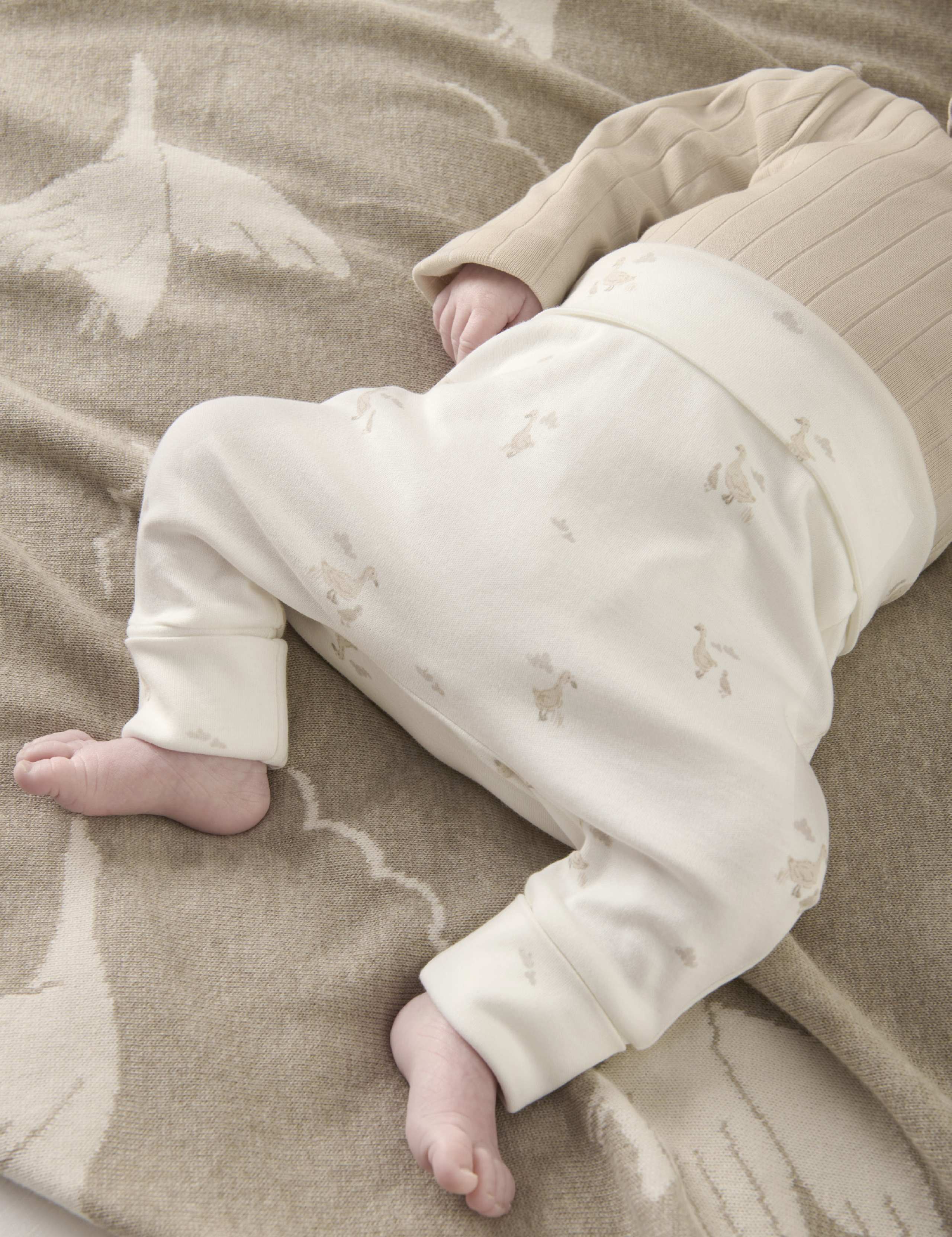 3pc Pure Cotton Duck Print Outfit (0-9 Mths) 2 of 7