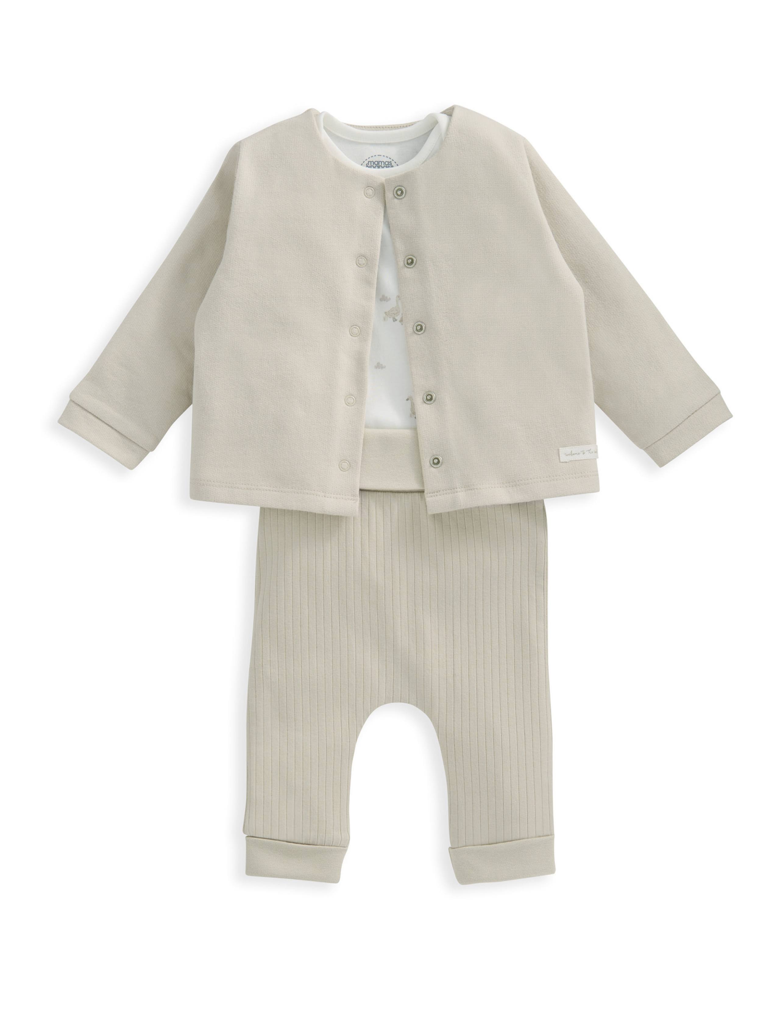 3pc Pure Cotton Duck Print Outfit (0-12 Mths) 5 of 8