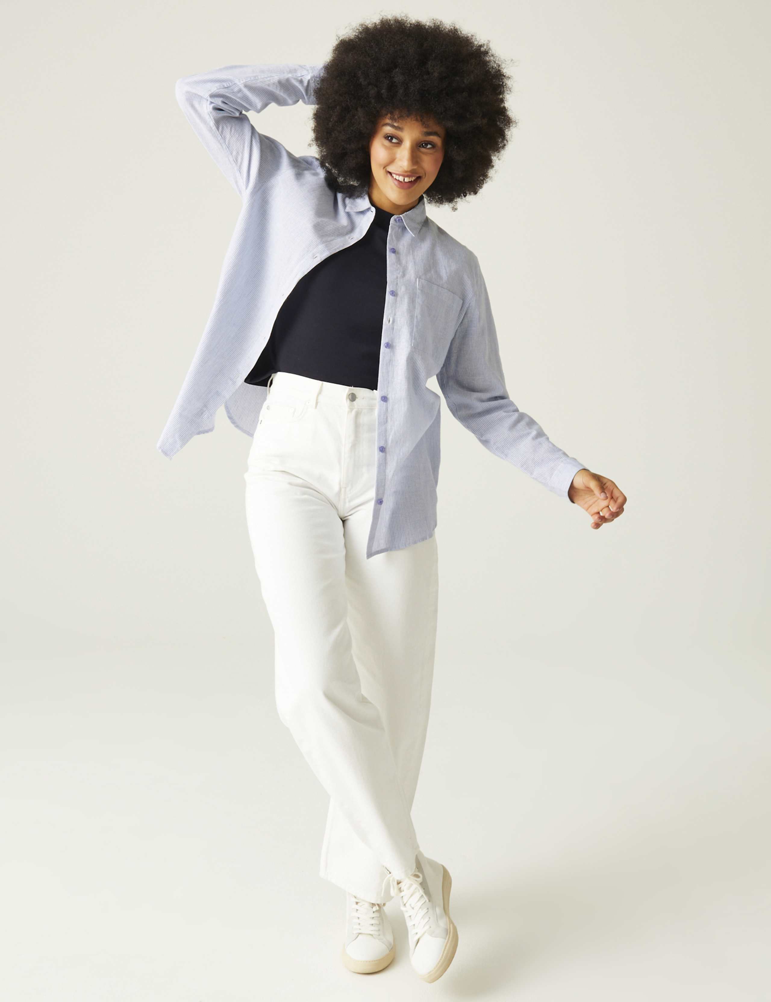 Primevere Cotton Rich Striped Shirt 3 of 4