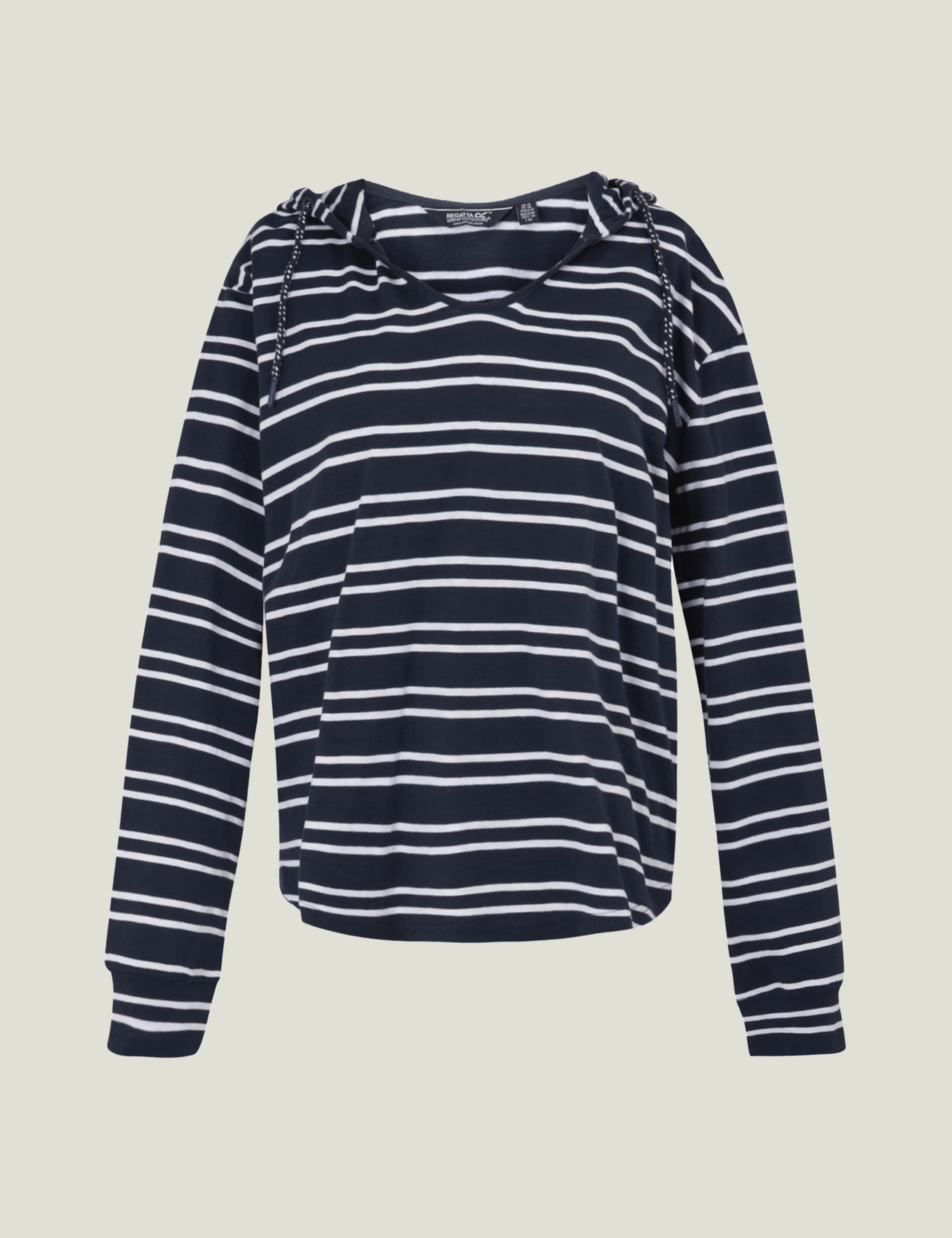 Minerve Pure Cotton Striped Hoodie 2 of 5